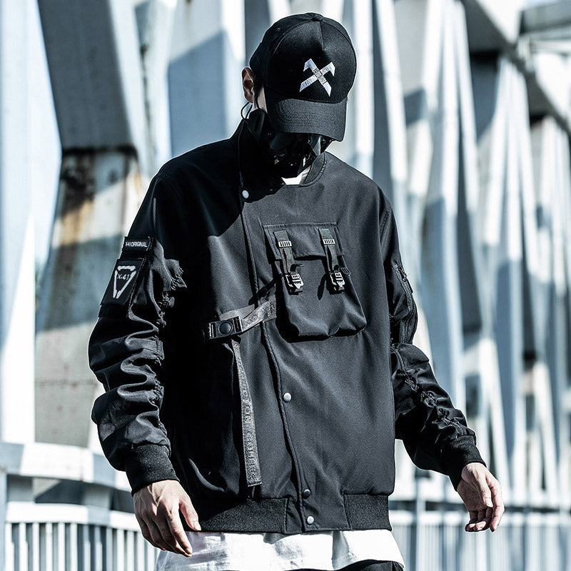 GoFly DuskJ6 Scar Slash Bomber Jacket