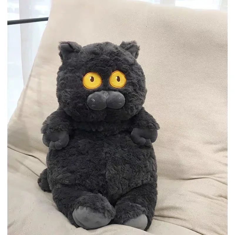 Kawaii Fat Cat Plush Toy – Soft Stuffed Animal Pillow