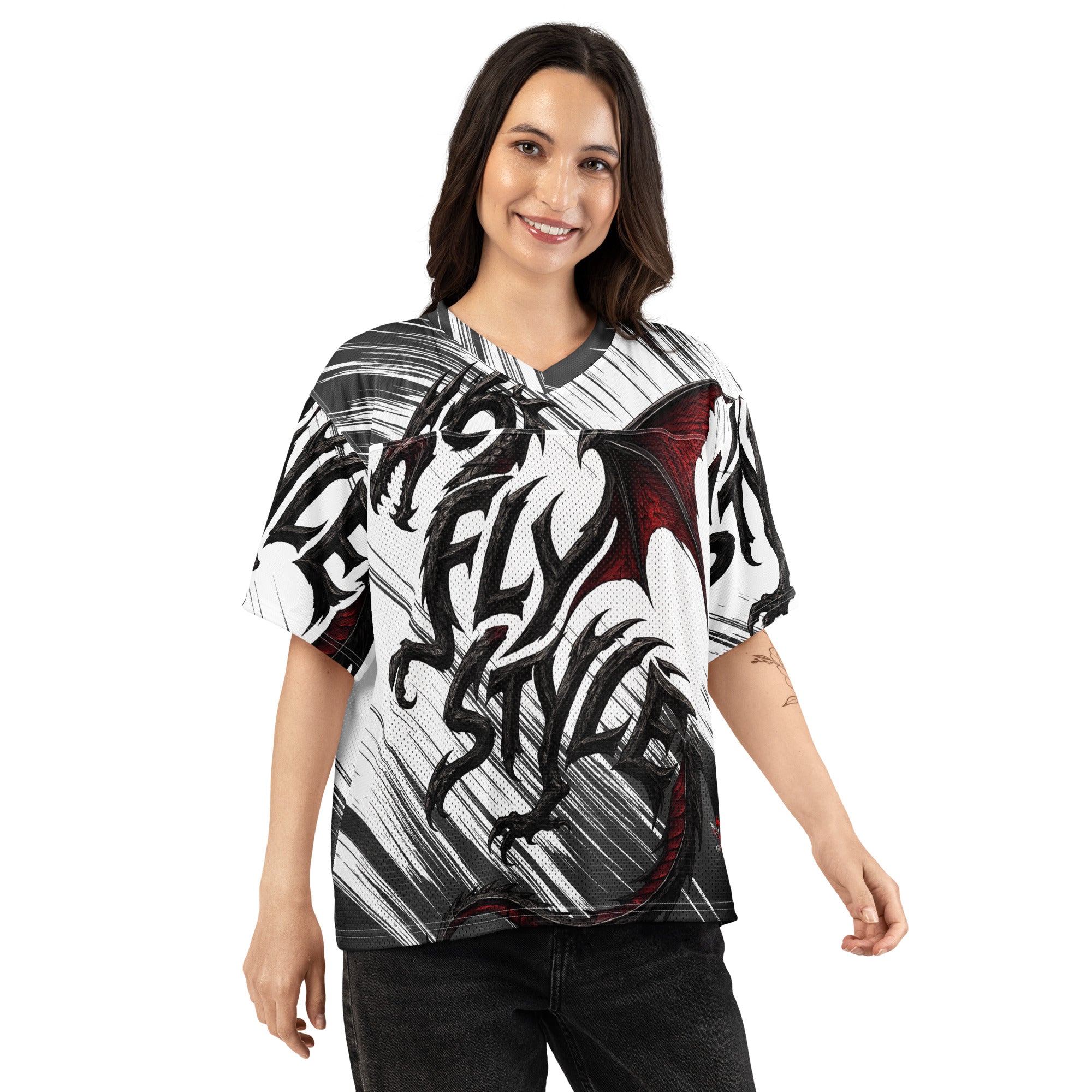 GoFlyStyle Boxy football jersey
