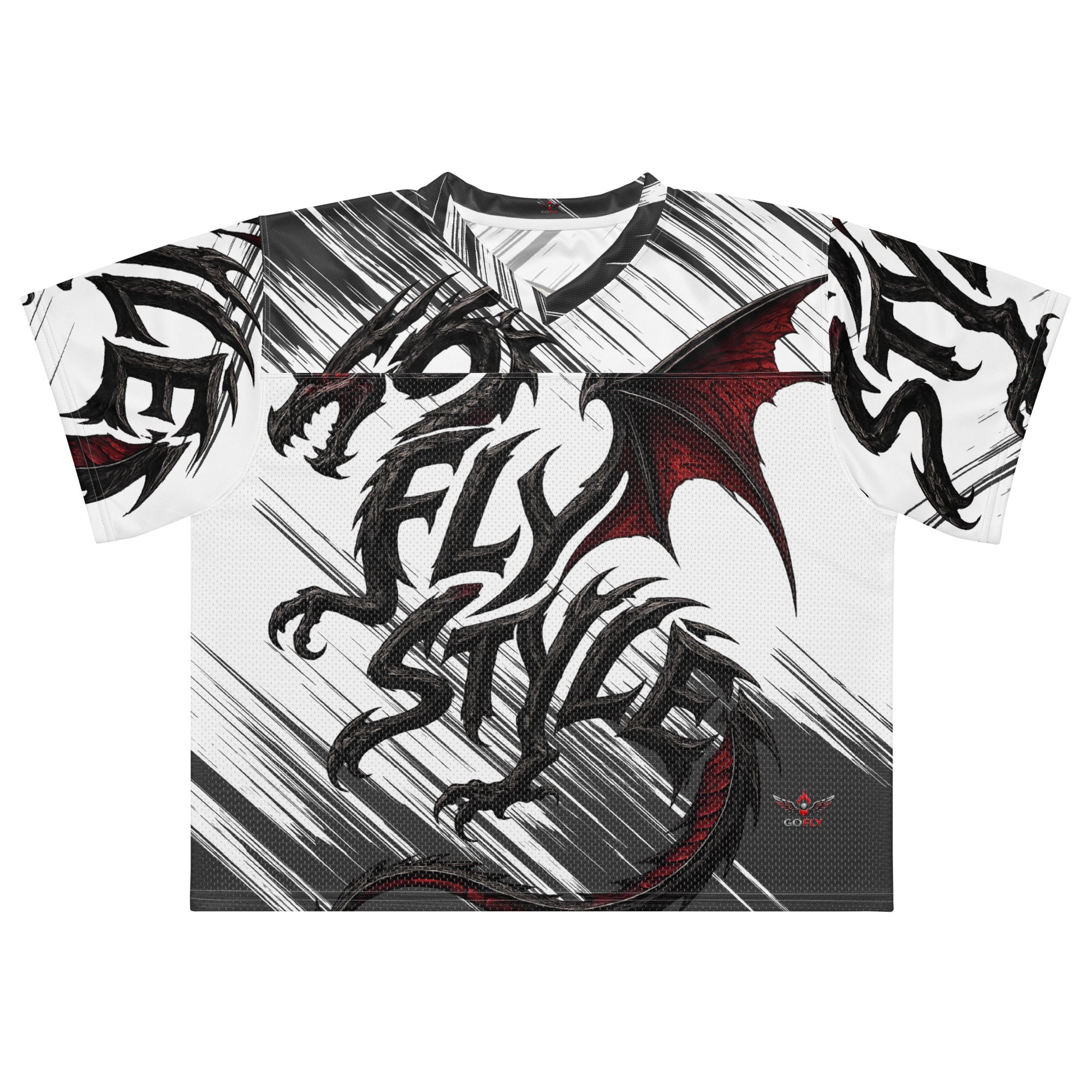 GoFlyStyle Boxy football jersey
