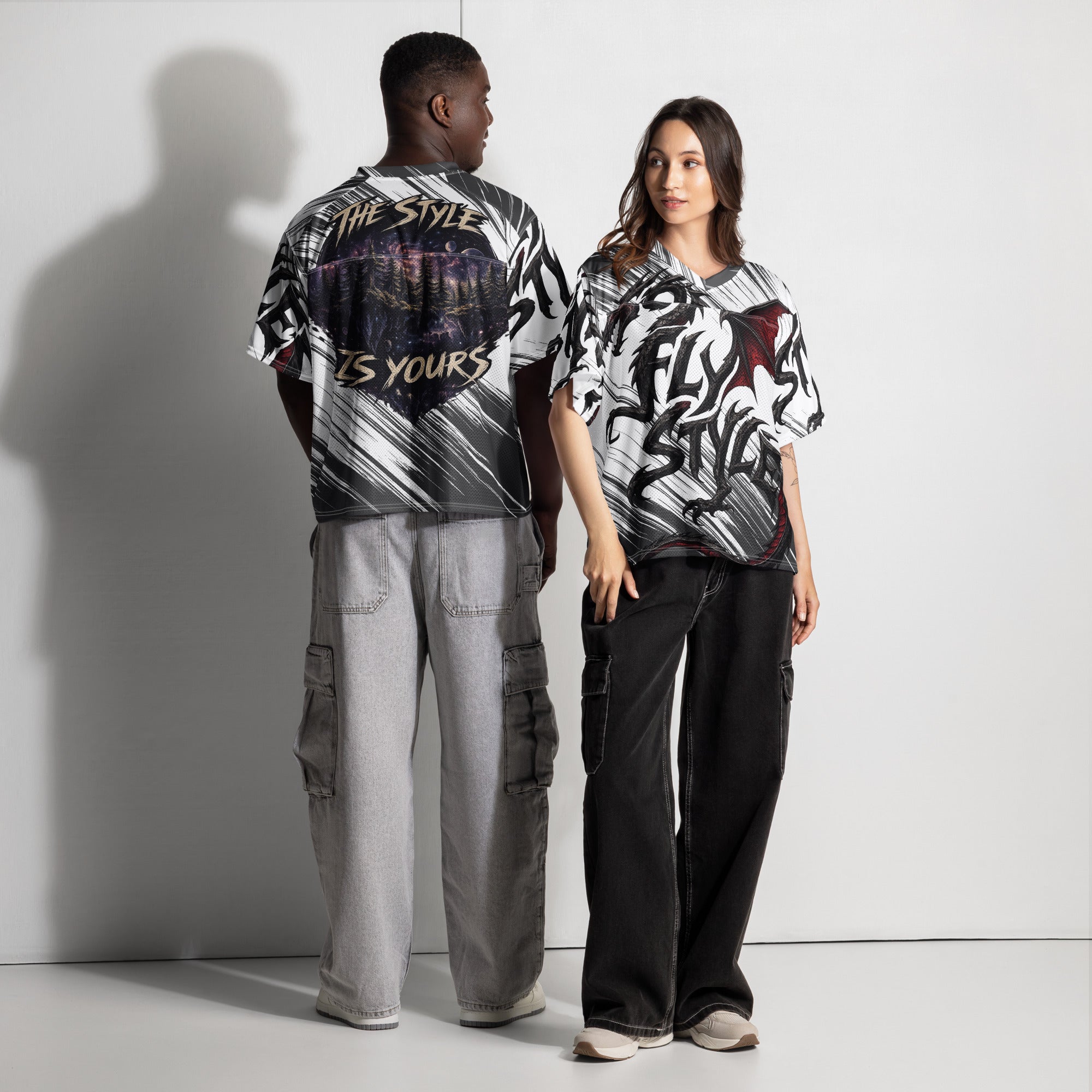 GoFlyStyle Boxy football jersey