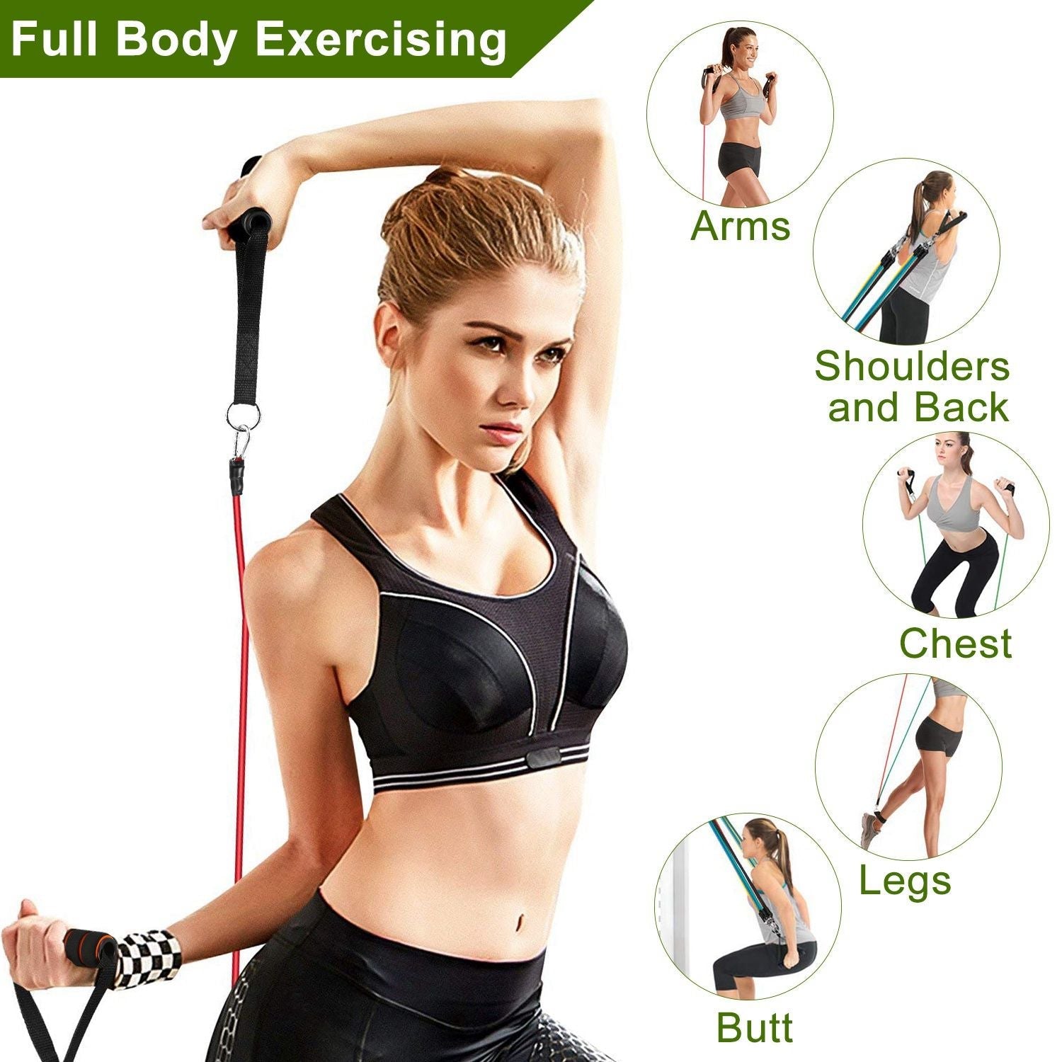 resistance bands workout set