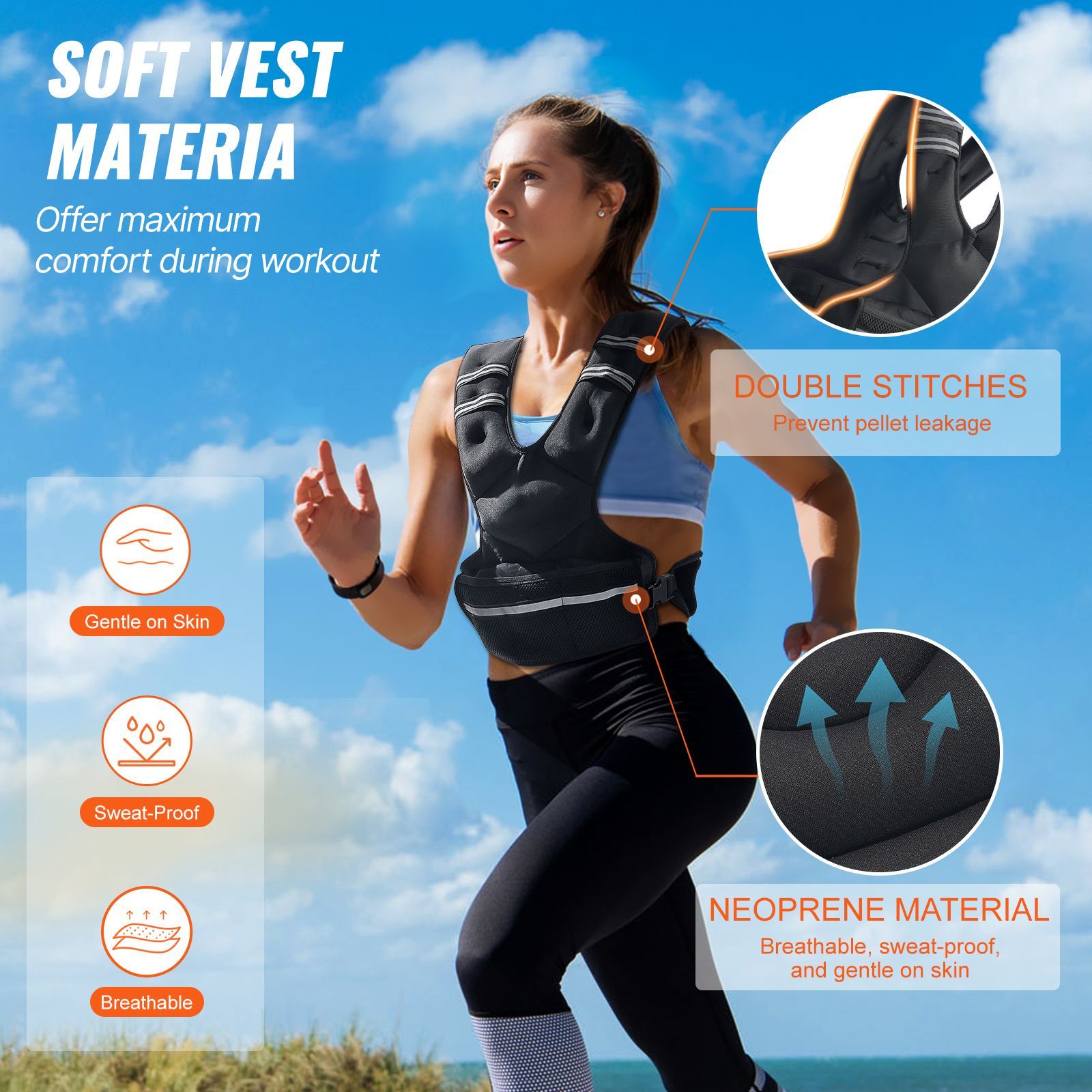 adjustable weighted vest for strength training