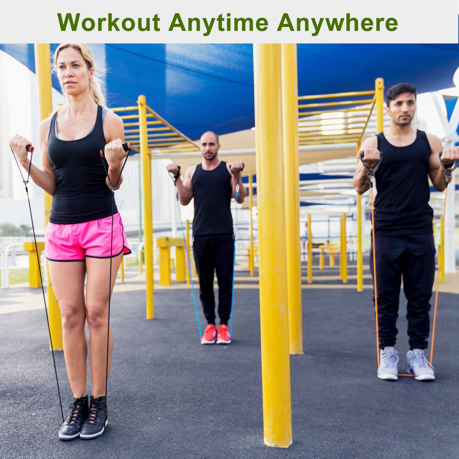 resistance bands workout set