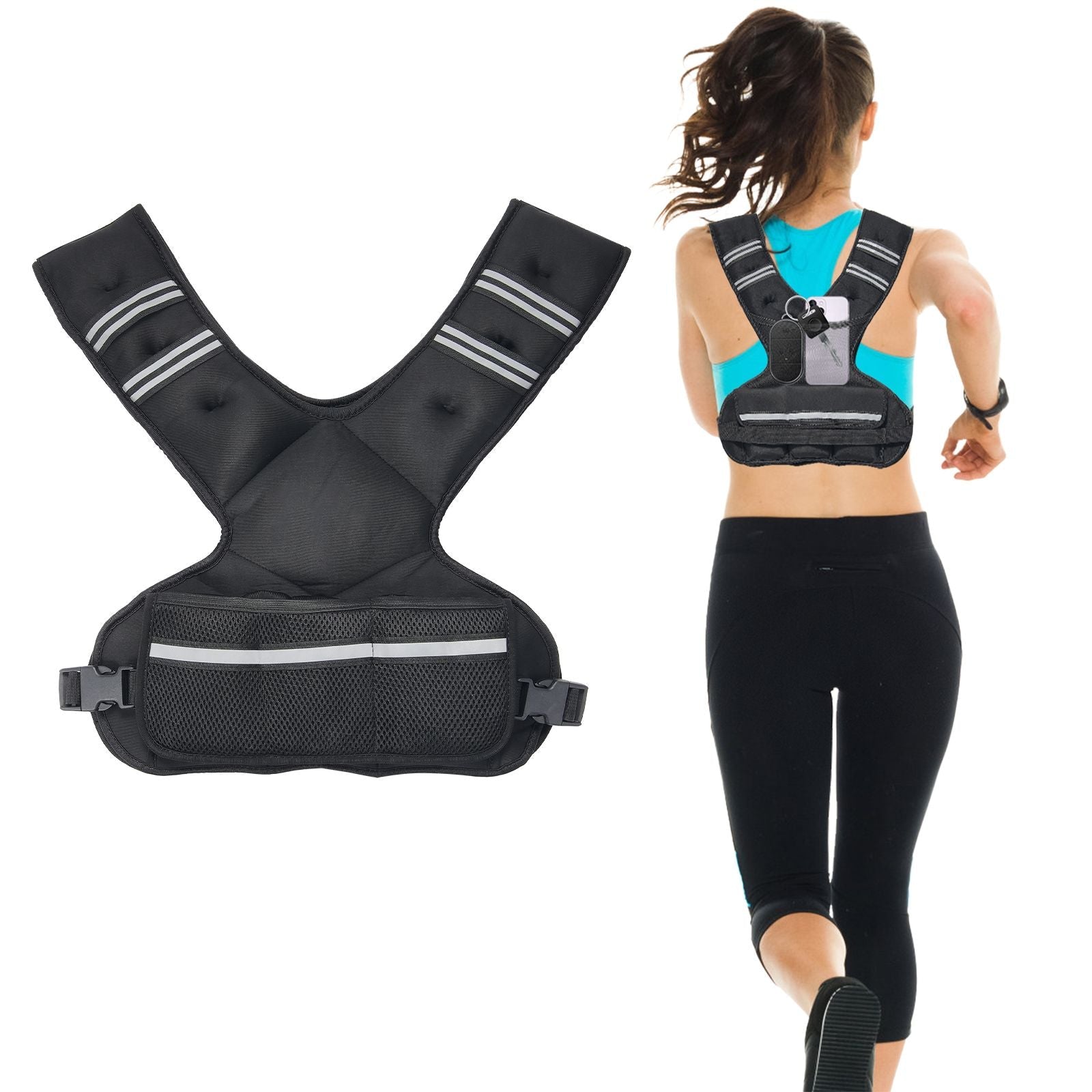 adjustable weighted vest for strength training