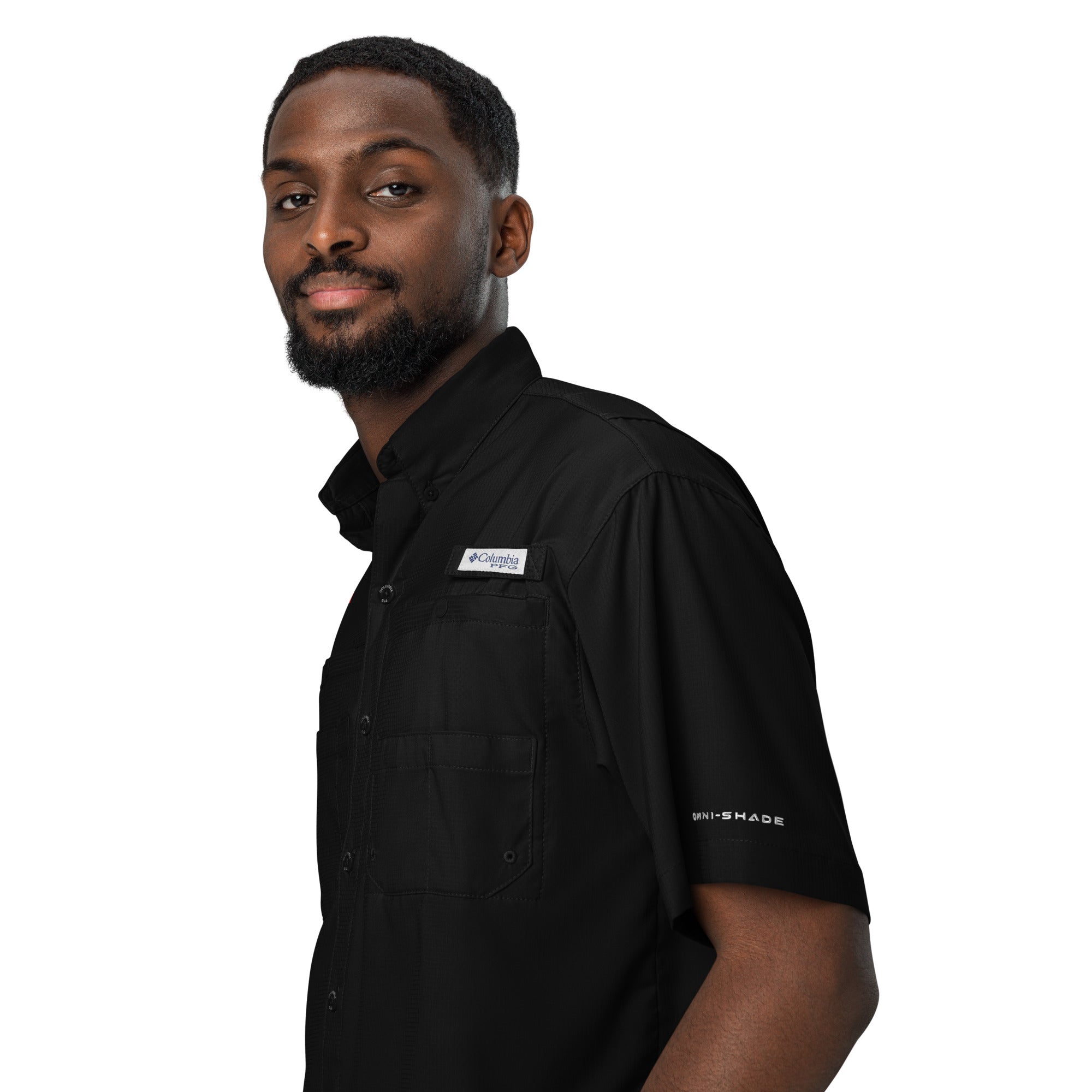 GoFlyStyle Men’s Columbia short sleeve button shirt