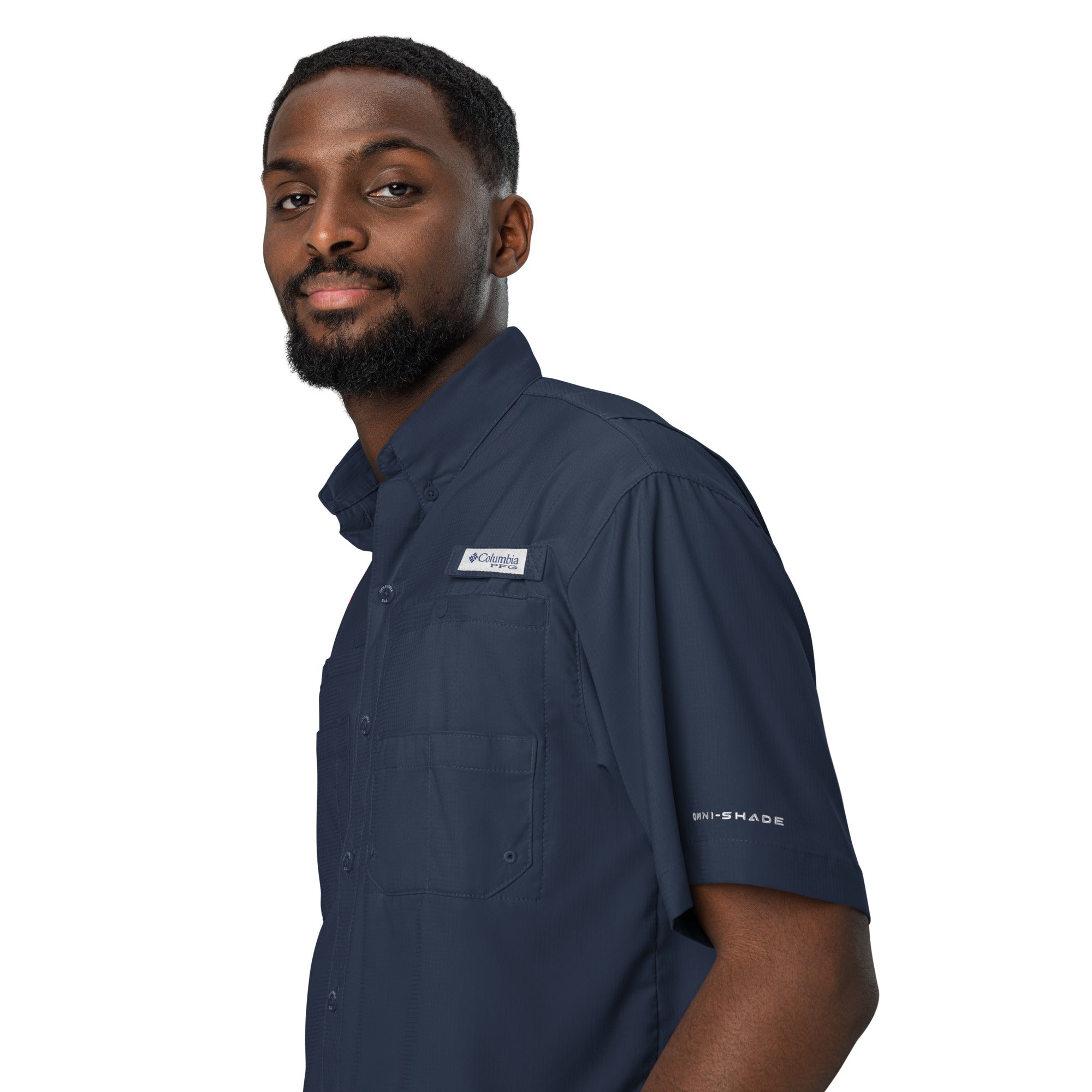 GoFlyStyle Men’s Columbia short sleeve button shirt
