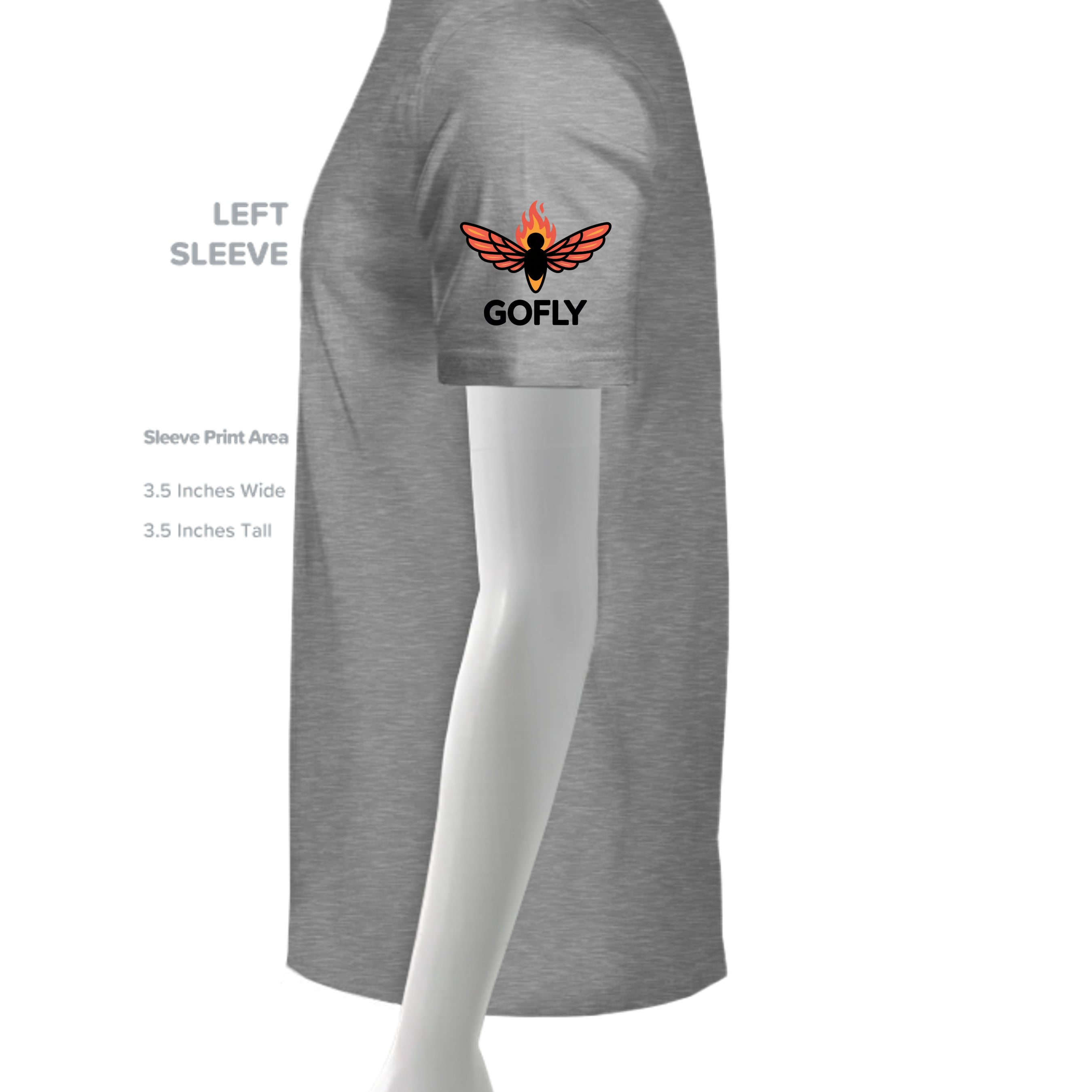 Dark Heather Grey (60/40) - N6210 - SLEEVE_LEFT