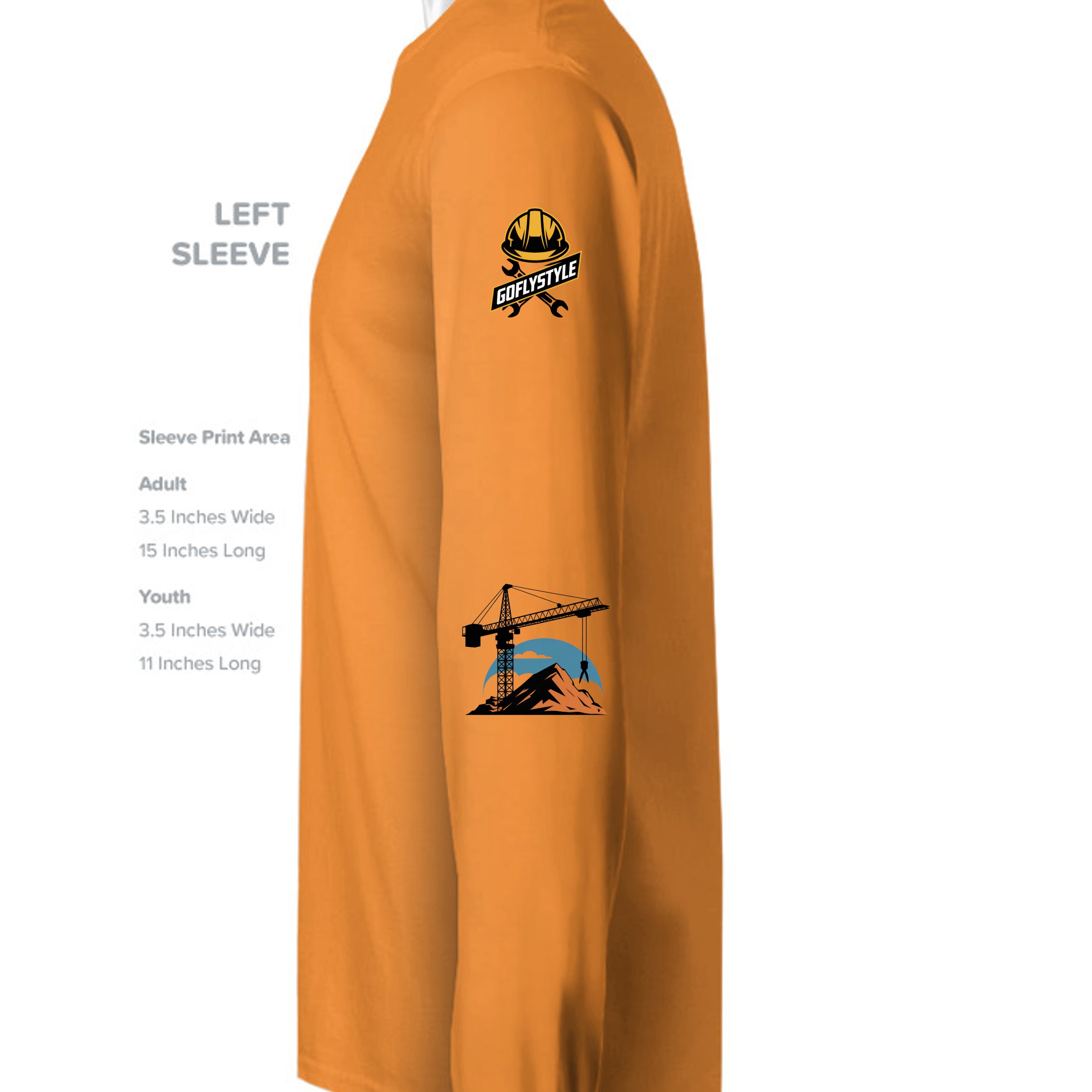 Safety Orange - CS409 - SLEEVE_LEFT