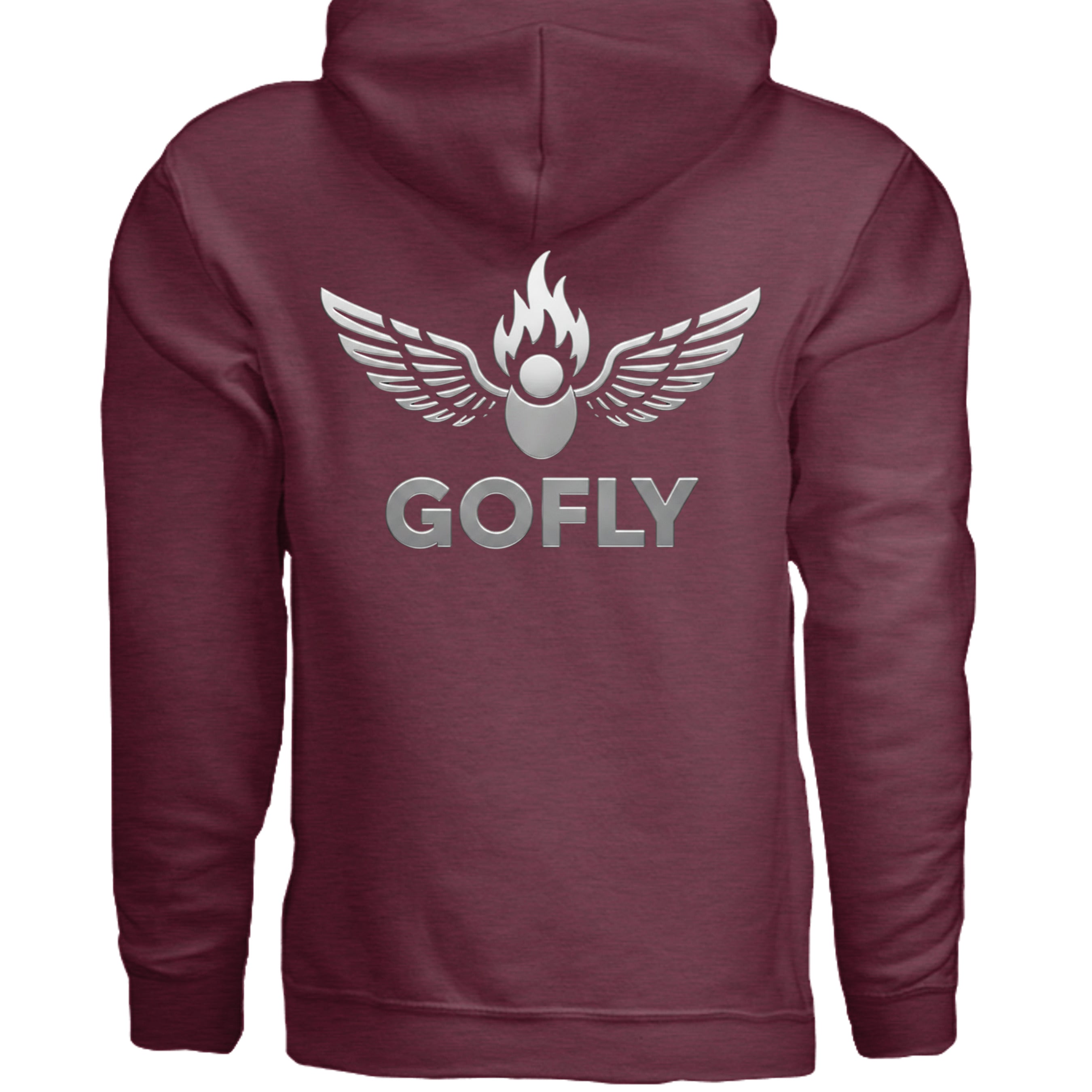 Heather Sport Dark Maroon - G185 - BACK