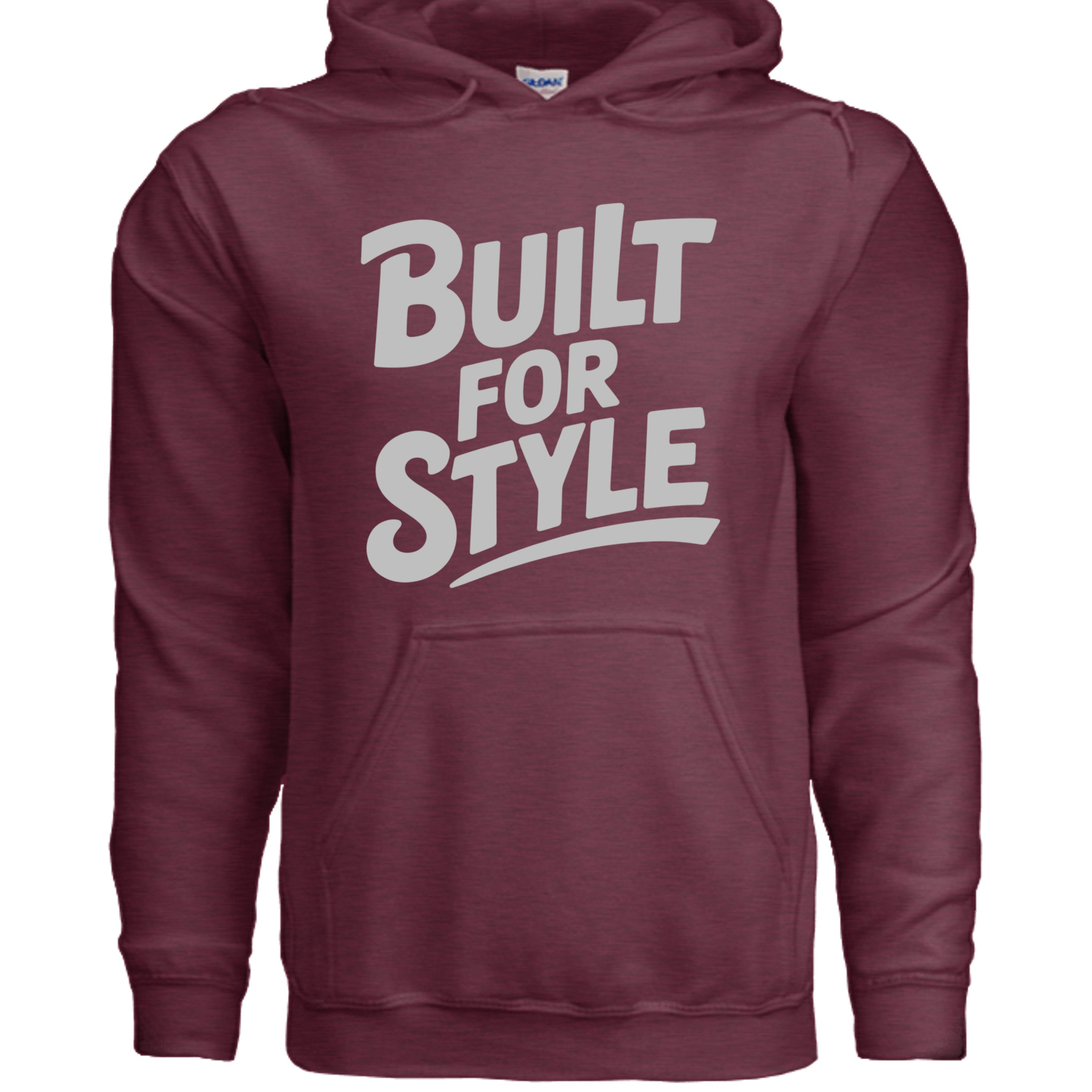 Heather Sport Dark Maroon - G185 - FRONT