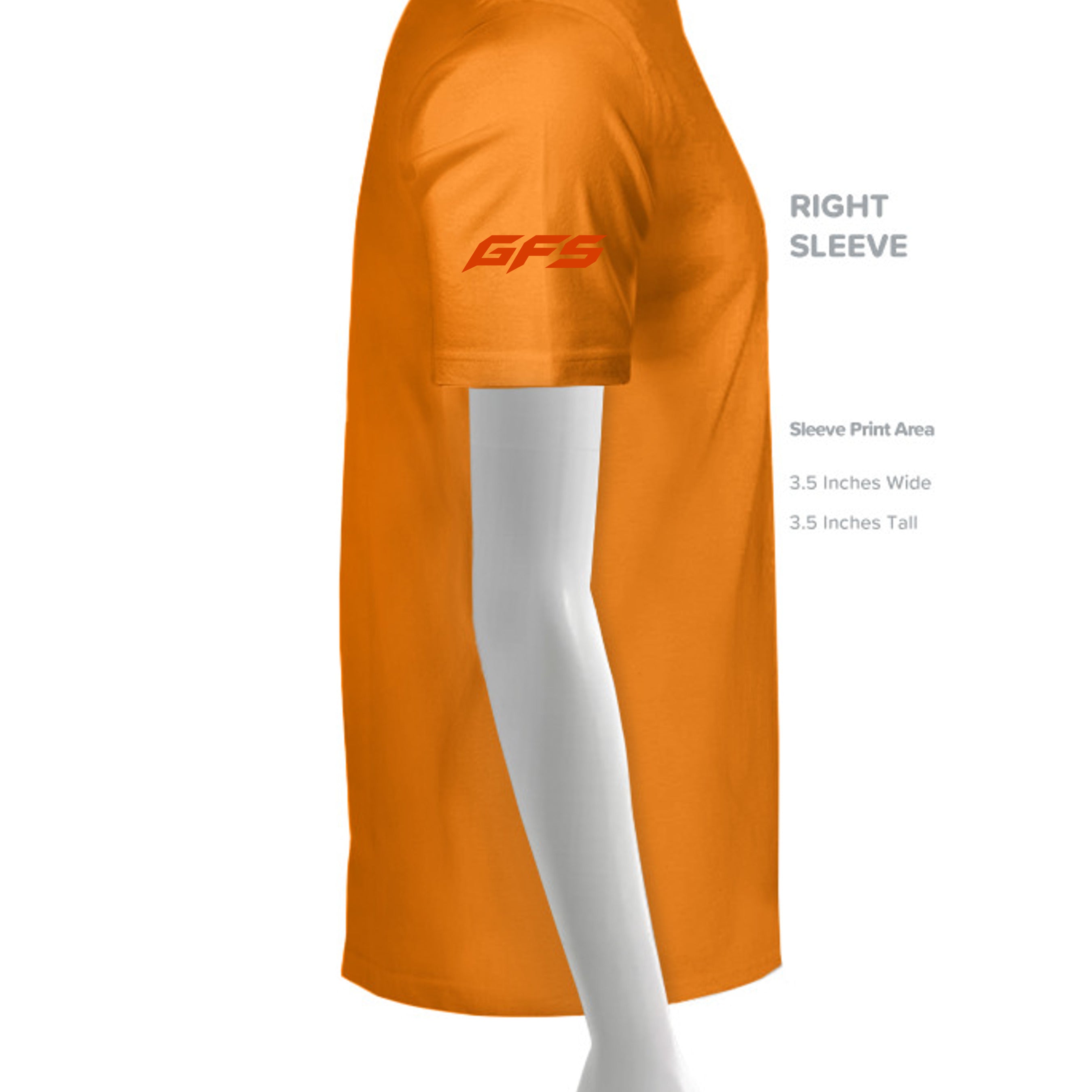 SAFETY ORANGE - G200B - SLEEVE_RIGHT