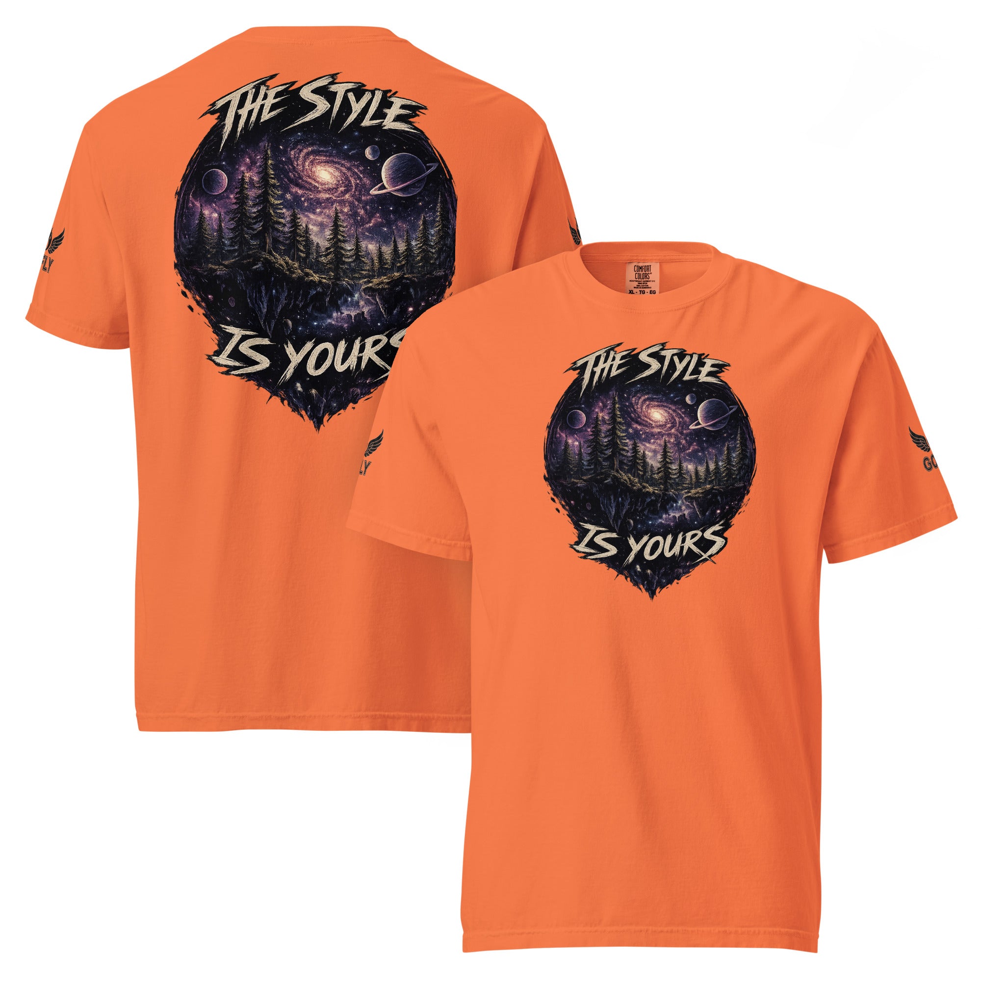 GoFly The Style Is Yours Unisex garment-dyed heavyweight t-shirt