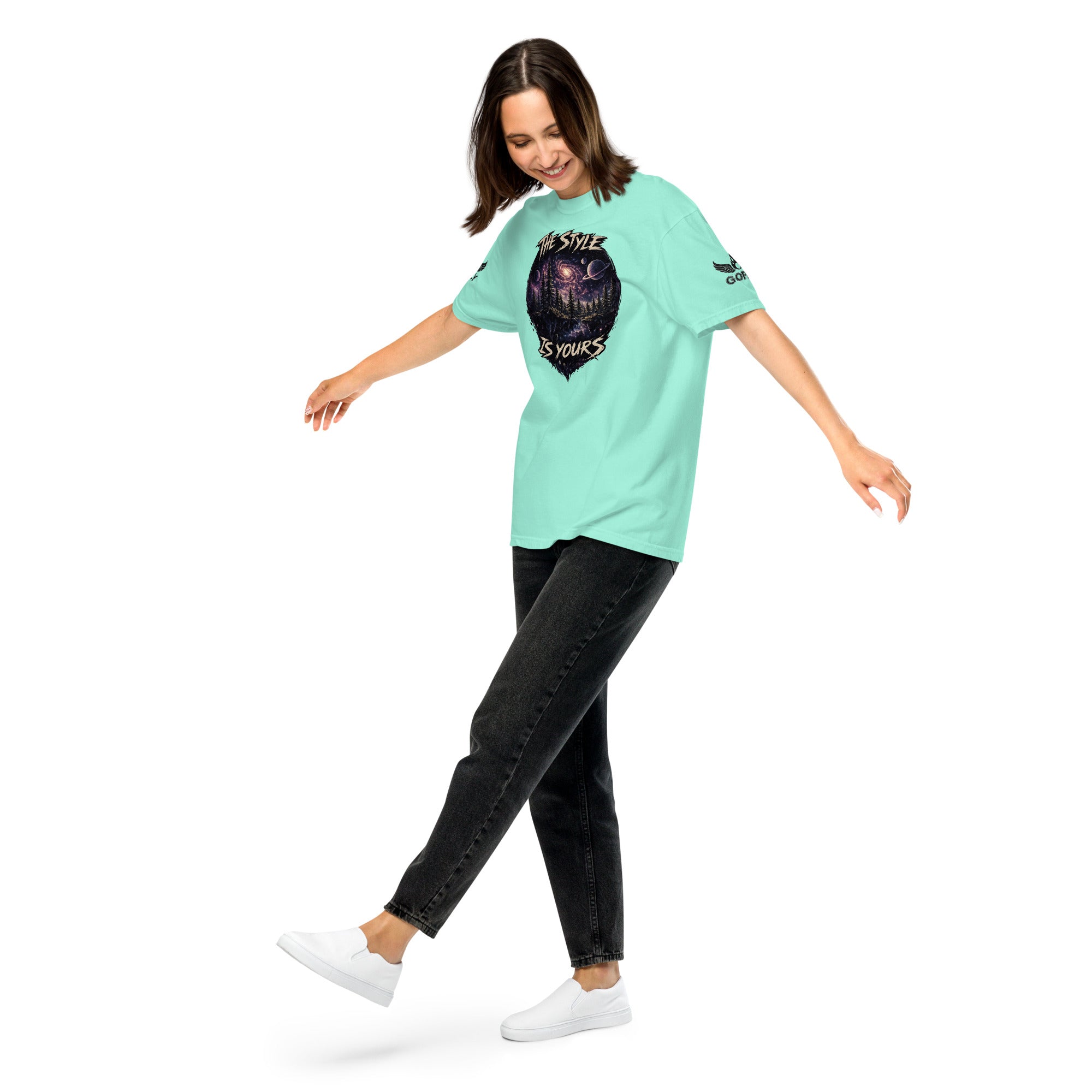 GoFly The Style Is Yours Unisex garment-dyed heavyweight t-shirt