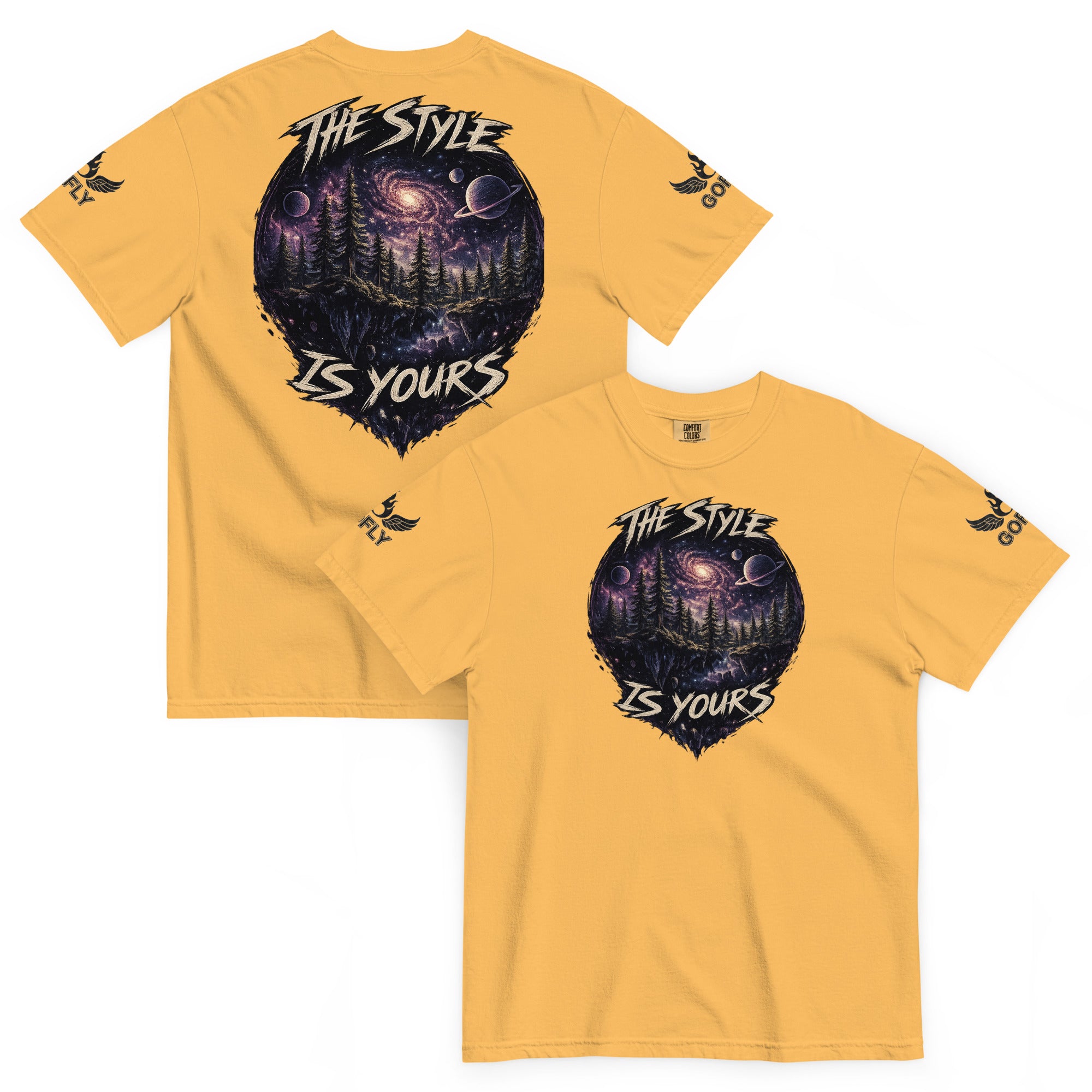 GoFly The Style Is Yours Unisex garment-dyed heavyweight t-shirt
