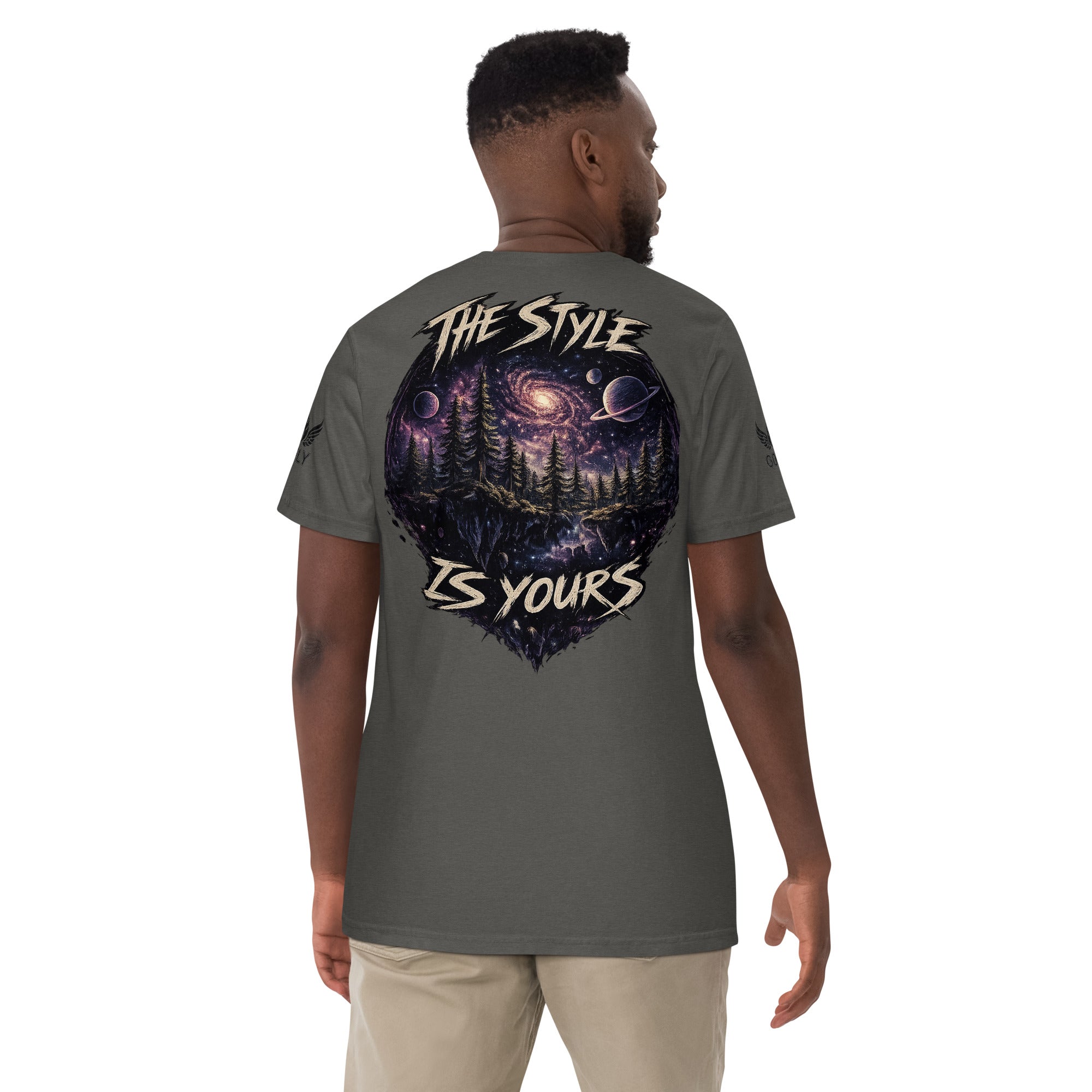 GoFly The Style Is Yours Unisex garment-dyed heavyweight t-shirt combines premium heavyweight cotton, vintage-inspired garment dyeing, and all-day comfort for casual and streetwear fashion.