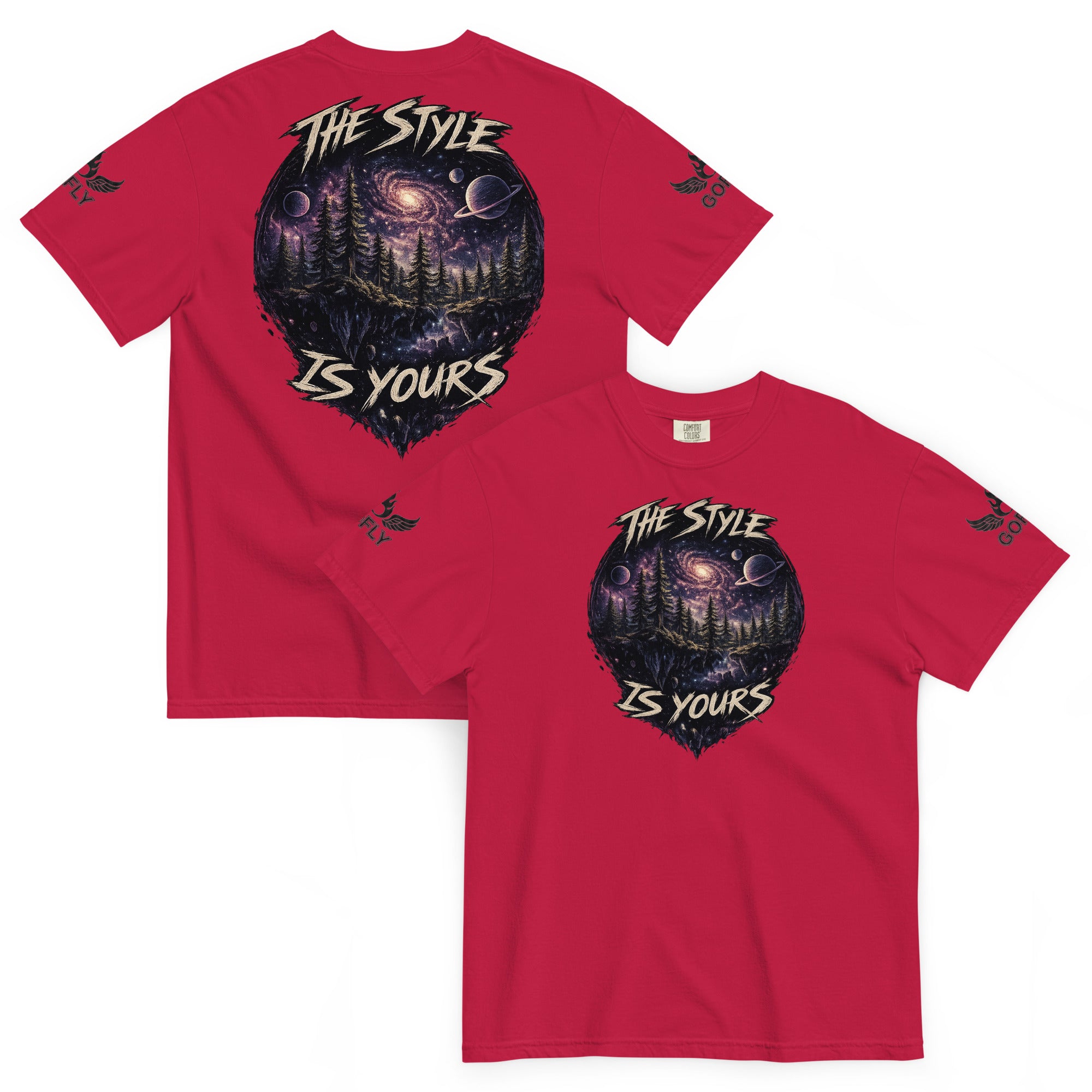 GoFly The Style Is Yours Unisex garment-dyed heavyweight t-shirt
