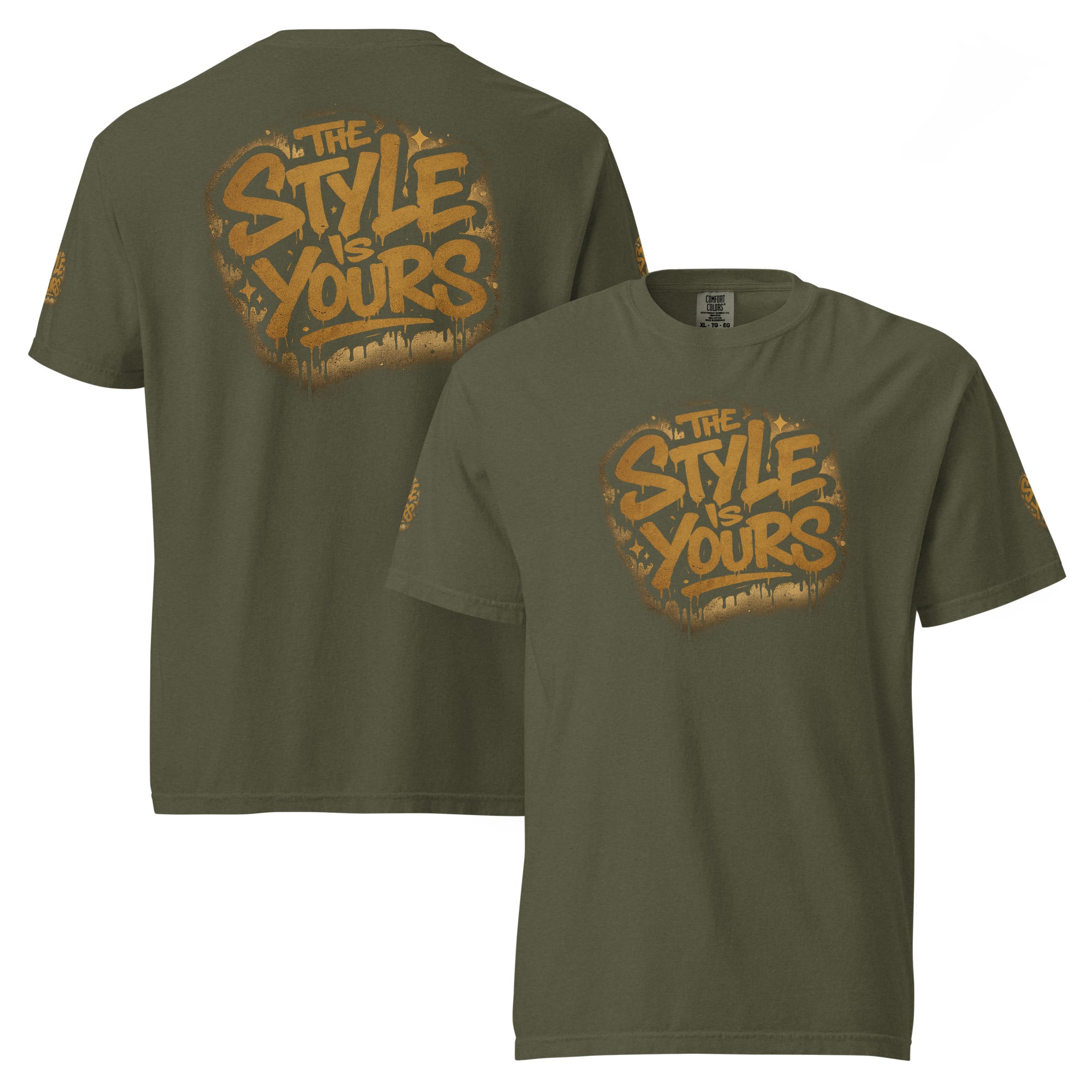 GoFly The Style Is Yours Unisex garment-dyed heavyweight t-shirt