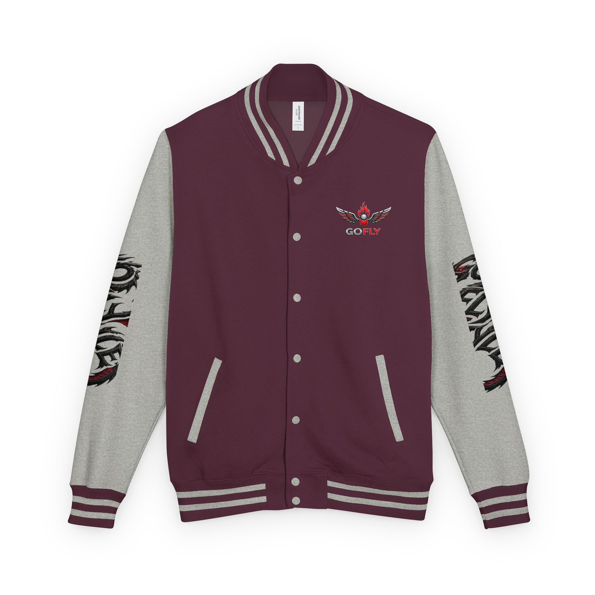 GoFlyStyle Heavyweight letterman jacket