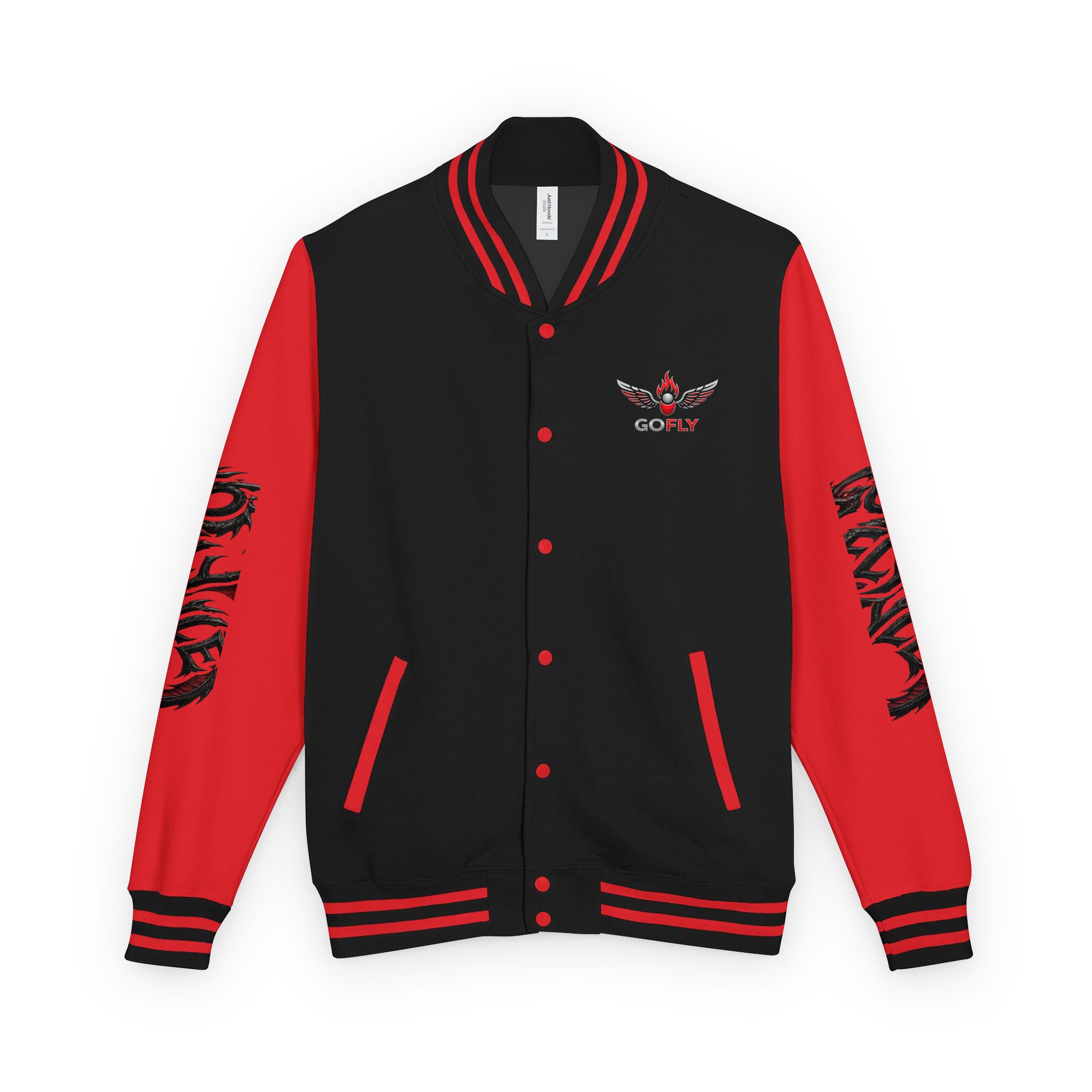 GoFlyStyle Heavyweight letterman jacket