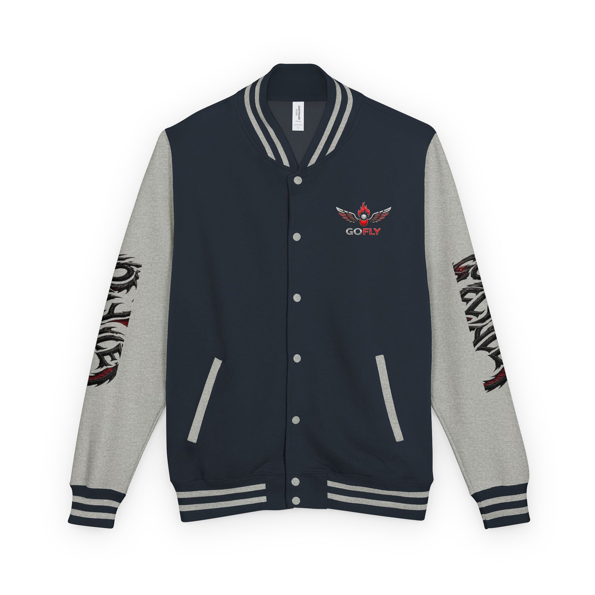 GoFlyStyle Heavyweight letterman jacket