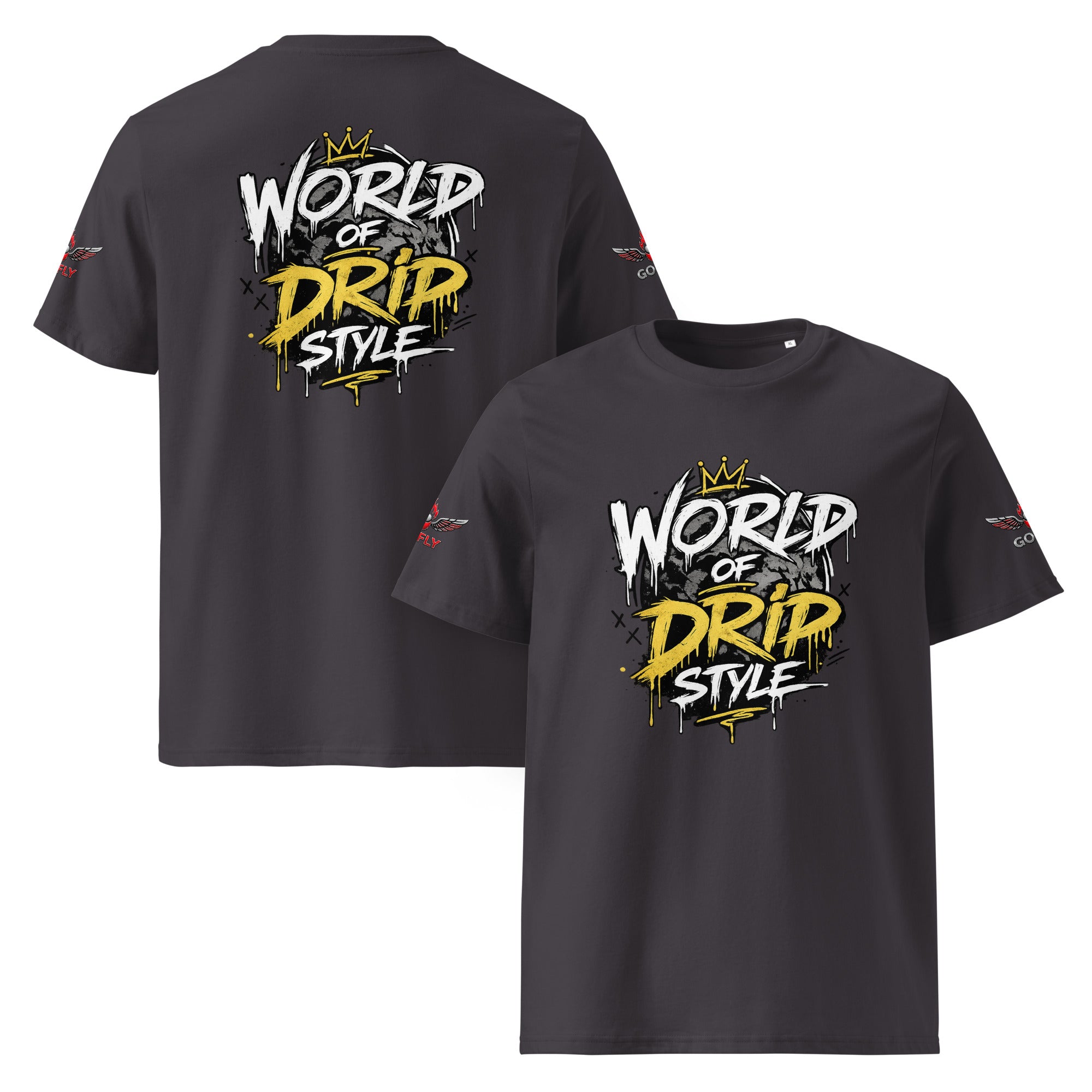 GoFly world of drip style Unisex Organic Cotton T-Shirt