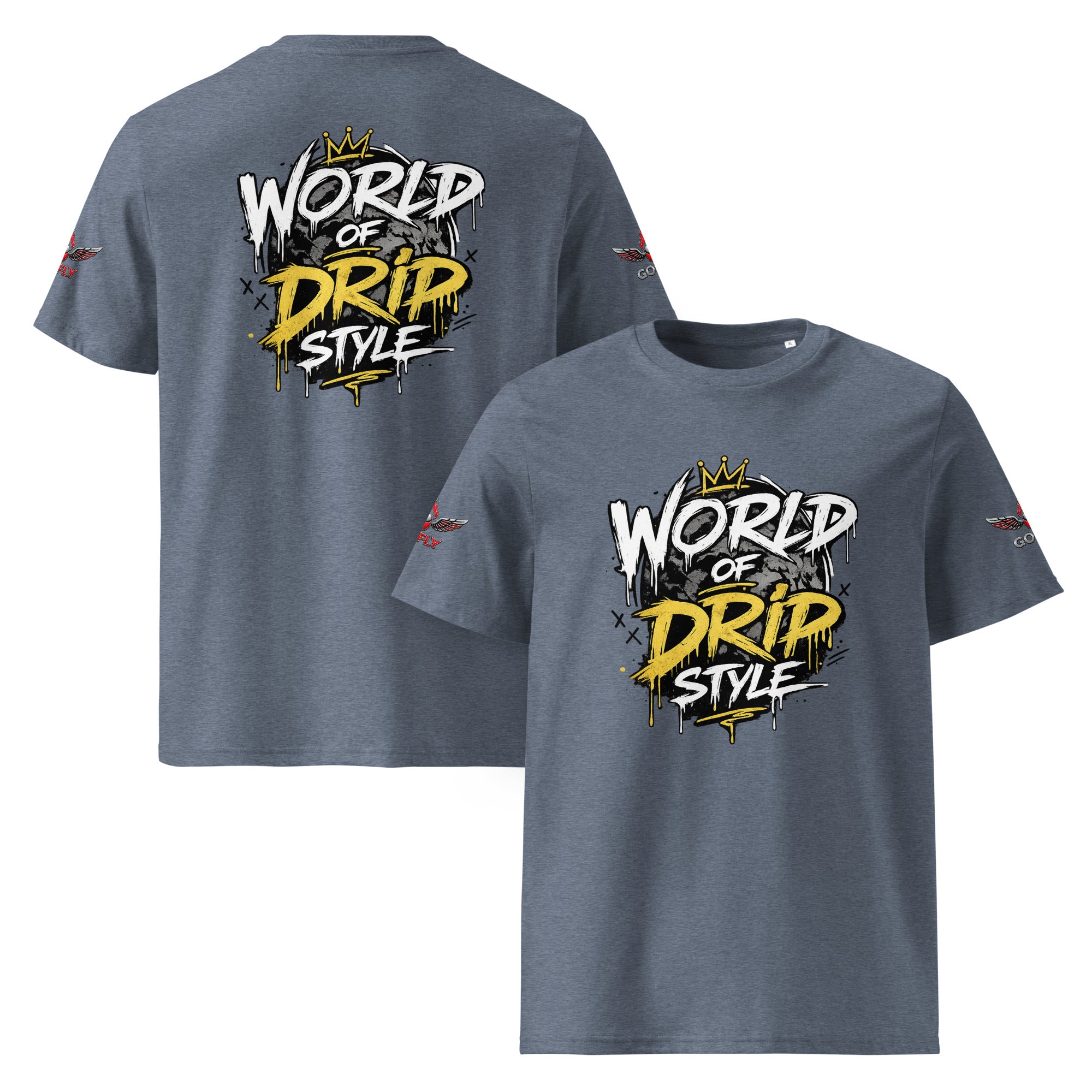 GoFly world of drip style Unisex Organic Cotton T-Shirt