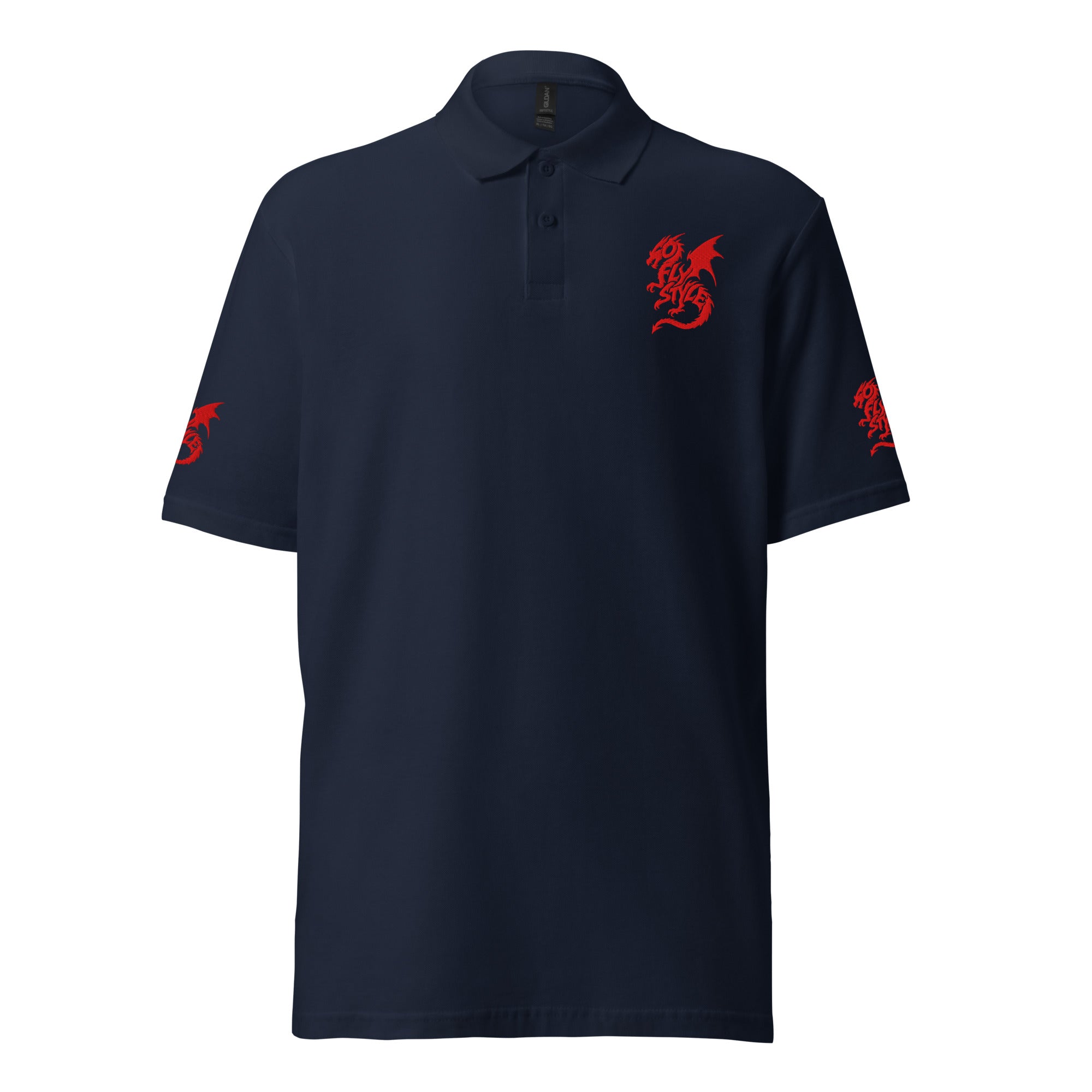 GoFlyStyle Unisex pique polo shirt