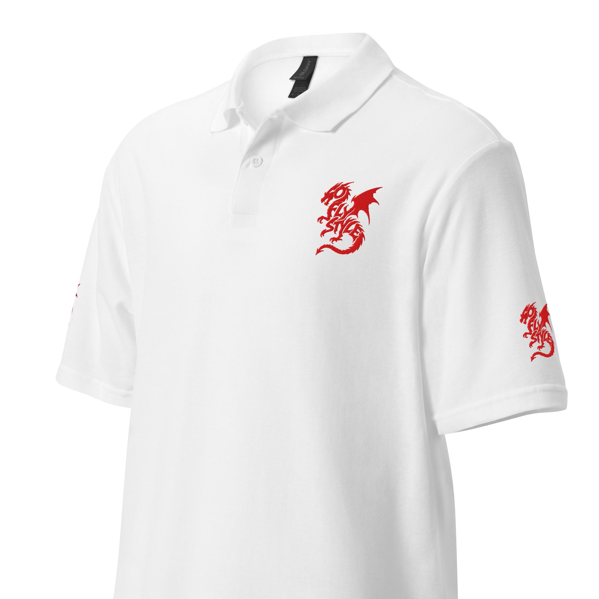 GoFlyStyle Unisex pique polo shirt