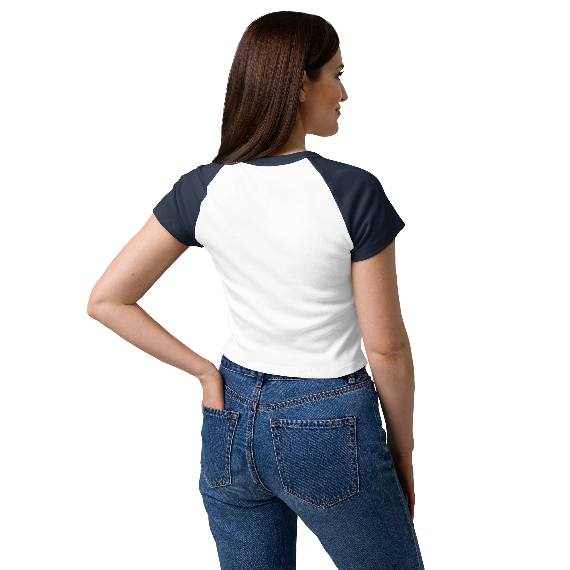 GoFly World Of Drip Style Women’s micro rib raglan baby tee