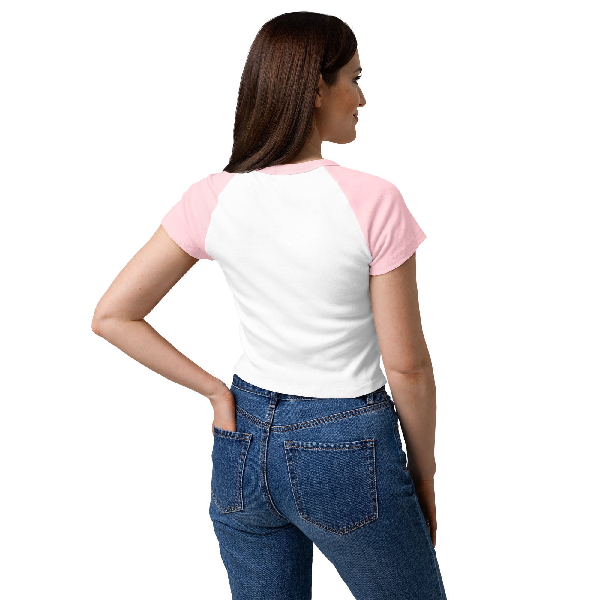GoFly World Of Drip Style Women’s micro rib raglan baby tee