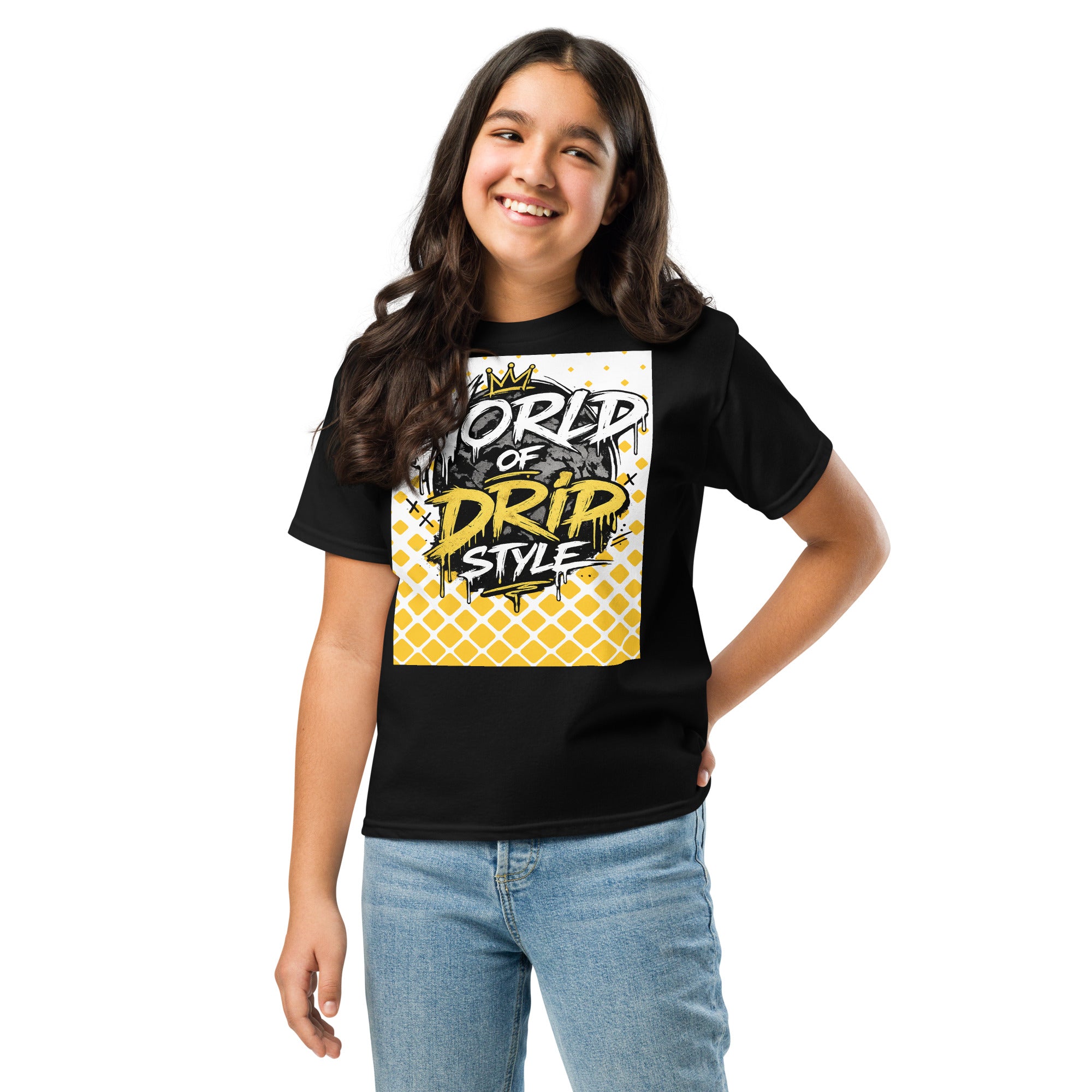 GoFly world of drip style Youth classic tee