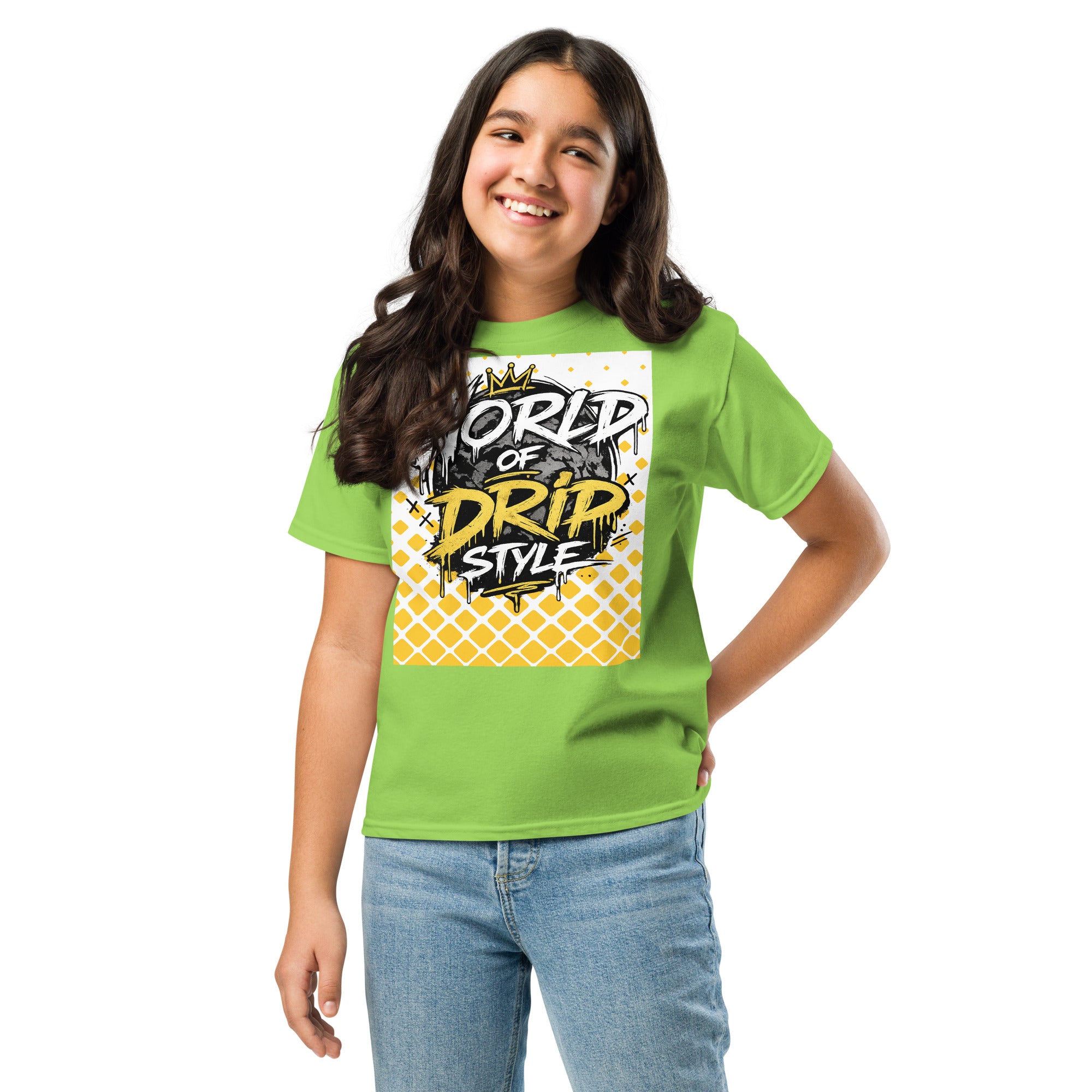 GoFly world of drip style Youth classic tee