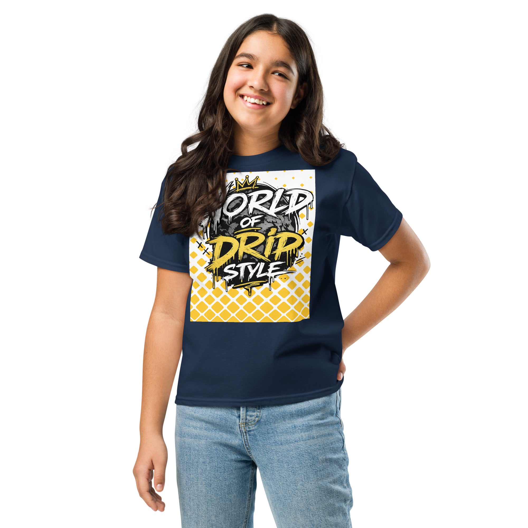 GoFly world of drip style Youth classic tee