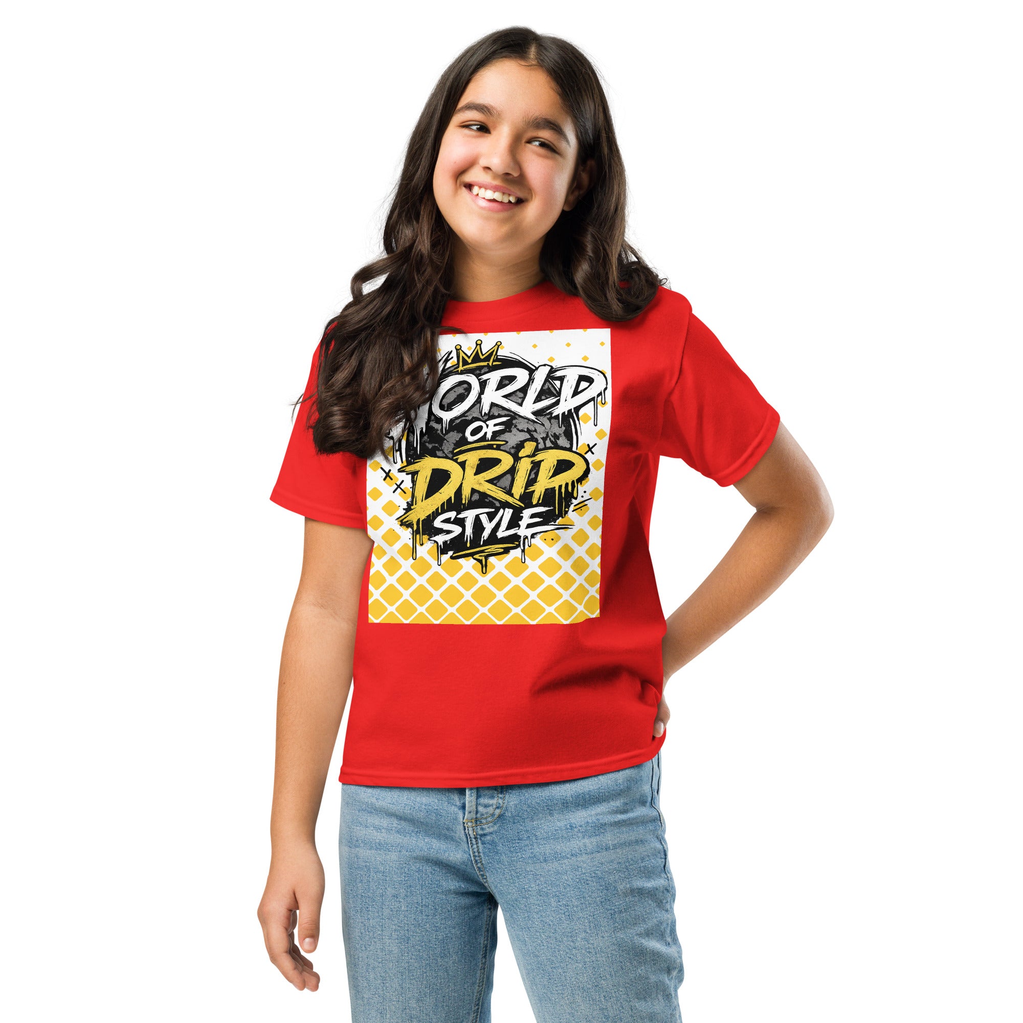 GoFly world of drip style Youth classic tee