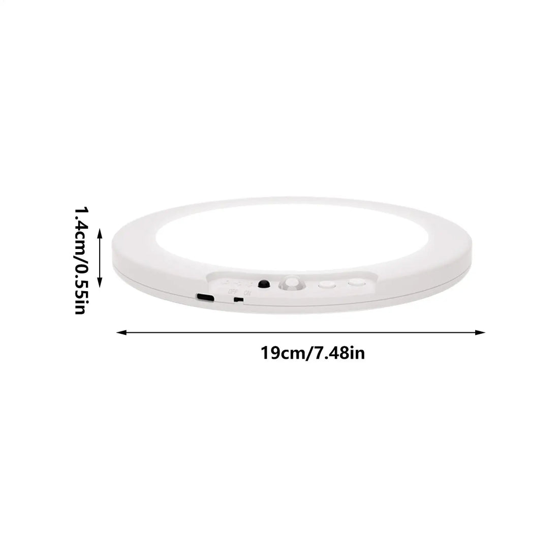 Motion Sensor Closet Light Wireless Rechargeable Lamp Battery Operated Ceiling Light With Remote For Home Pantry Shower Stair