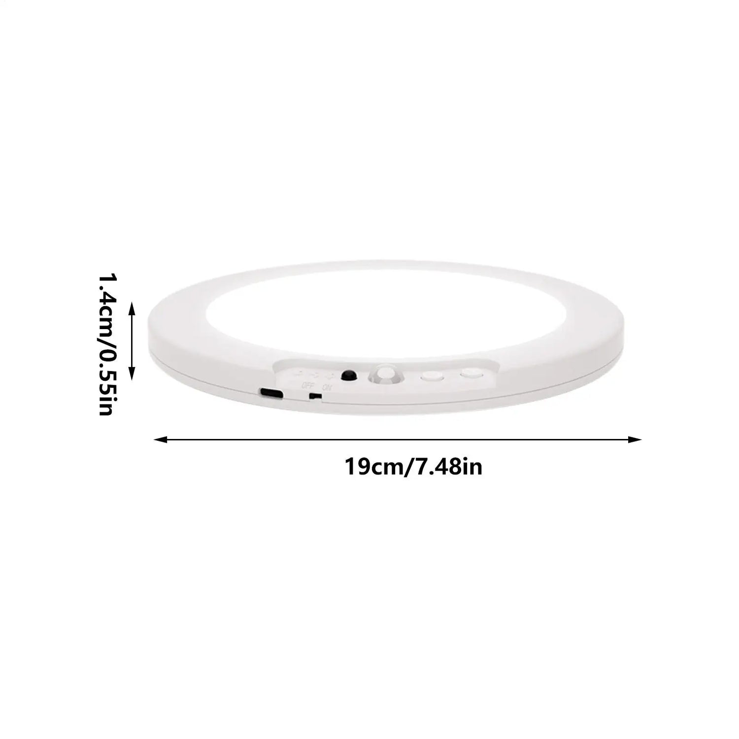 Motion Sensor Closet Light Wireless Rechargeable Lamp Battery Operated Ceiling Light With Remote For Home Pantry Shower Stair