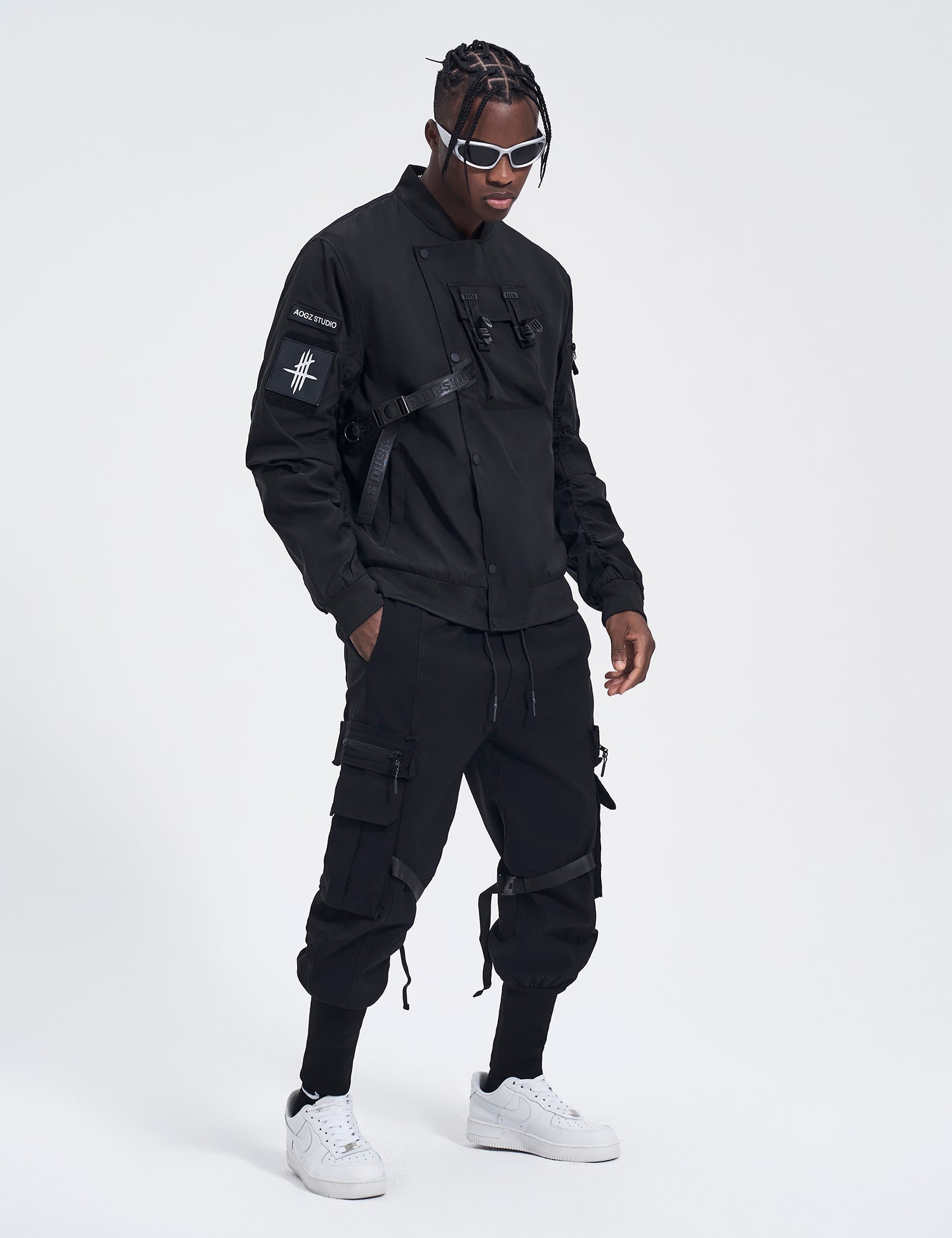 GoFly DuskJ6 Scar Slash Bomber Jacket