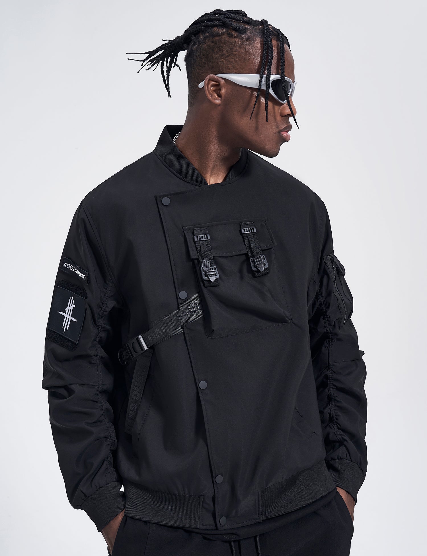 GoFly DuskJ6 Scar Slash Bomber Jacket