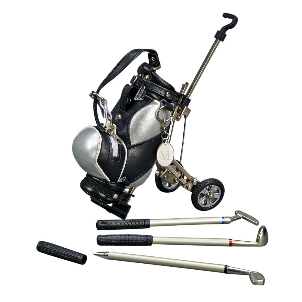 Golf Cart Style Pen Set &amp; Holder