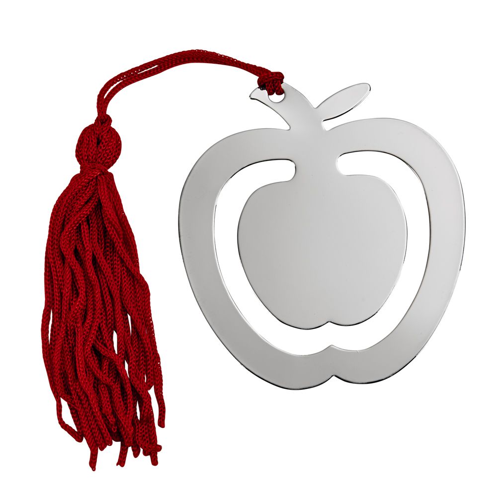 Apple Shaped Bookmark &amp; Tassel