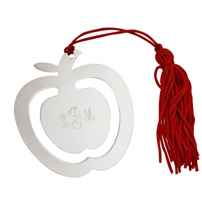 Apple Shaped Bookmark &amp; Tassel