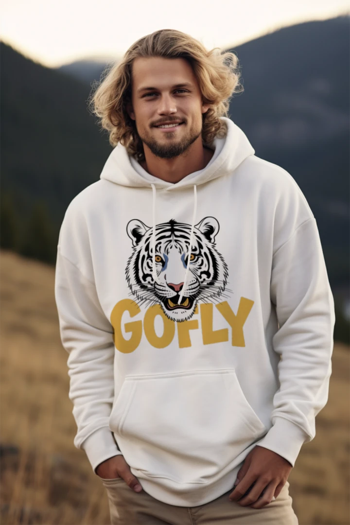 GoFly TigerFace Essential Fleece Pullover Hooded