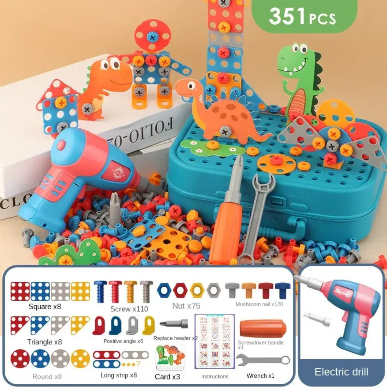 3D Dino Drill Playset