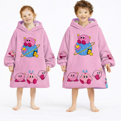 Kirby Wearable Blanket Hoodie for Kids &amp; Adults | OLM Toys