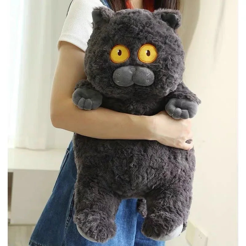 Kawaii Fat Cat Plush Toy – Soft Stuffed Animal Pillow