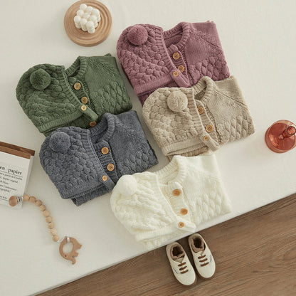 Baby Winter Jumpsuit Romper + Bear Hat Set