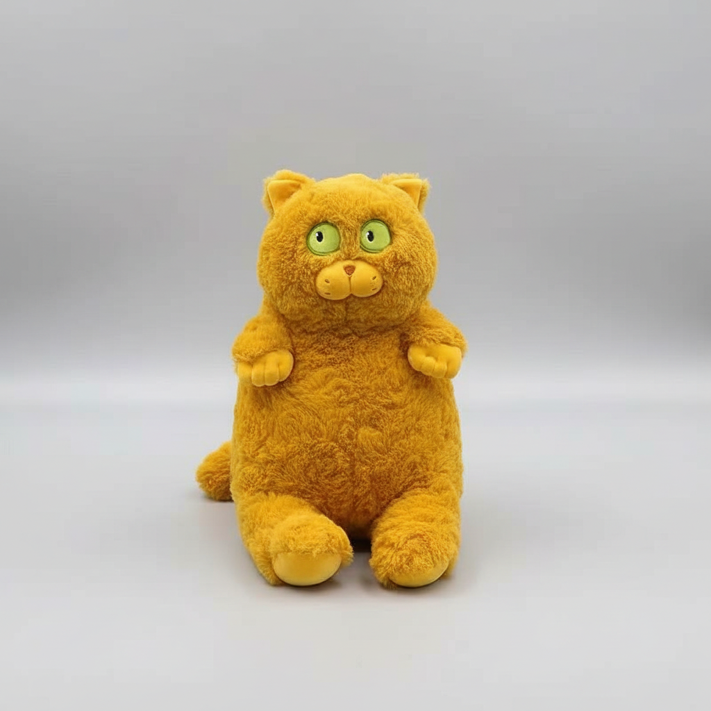 Kawaii Fat Cat Plush Toy – Soft Stuffed Animal Pillow
