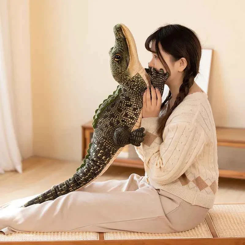 Lifelike Crocodile Plush Toy – Soft Realistic Alligator Stuffed Animal Gift for Kids