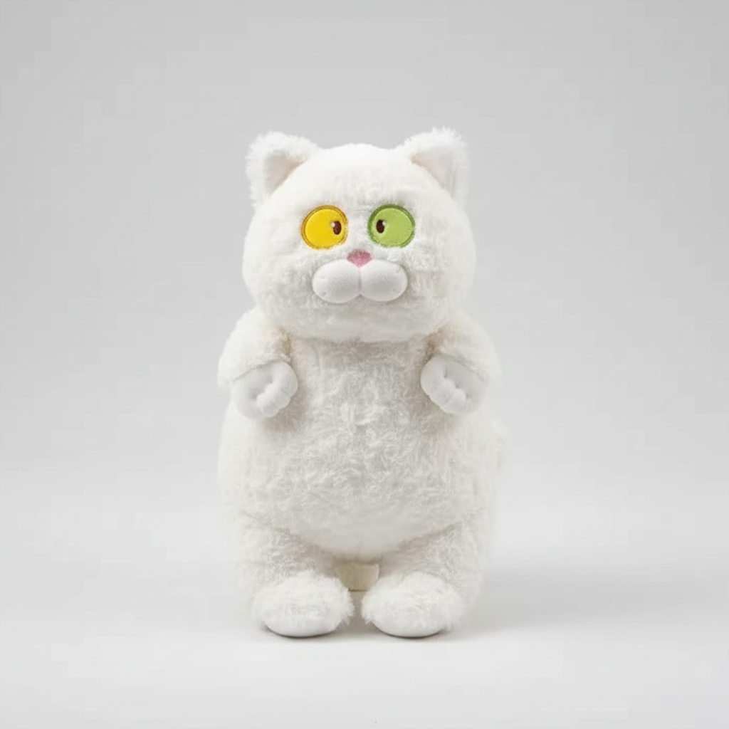 Kawaii Fat Cat Plush Toy – Soft Stuffed Animal Pillow
